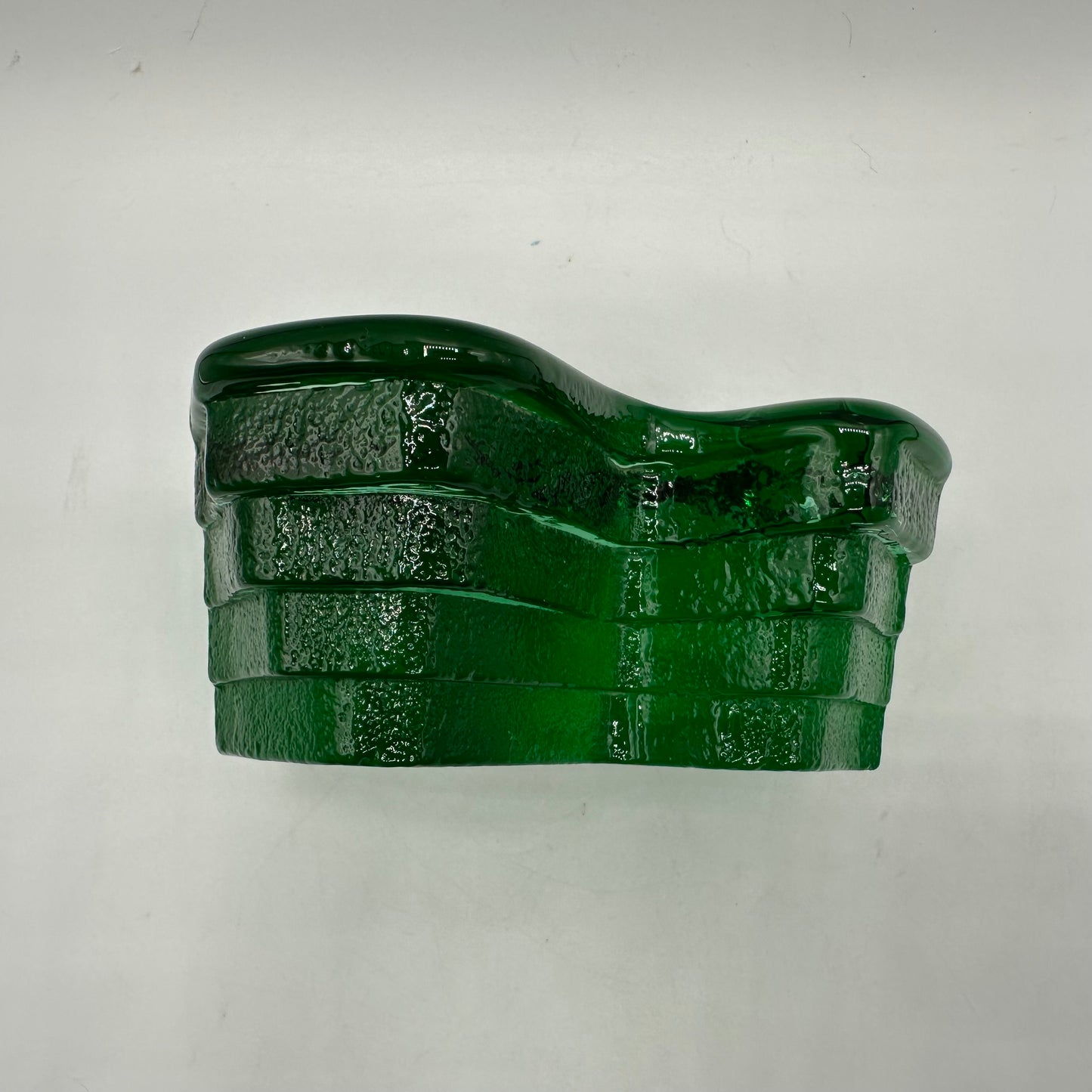 Blenko Mountain Bookend, Green