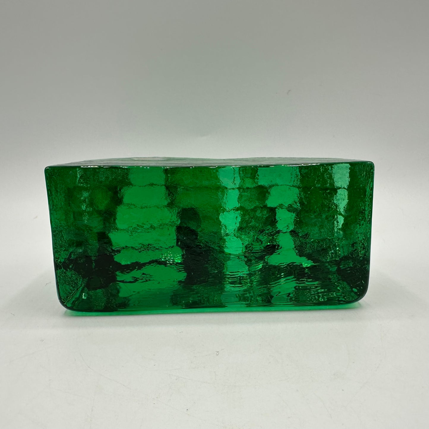 Blenko Mountain Bookend, Green