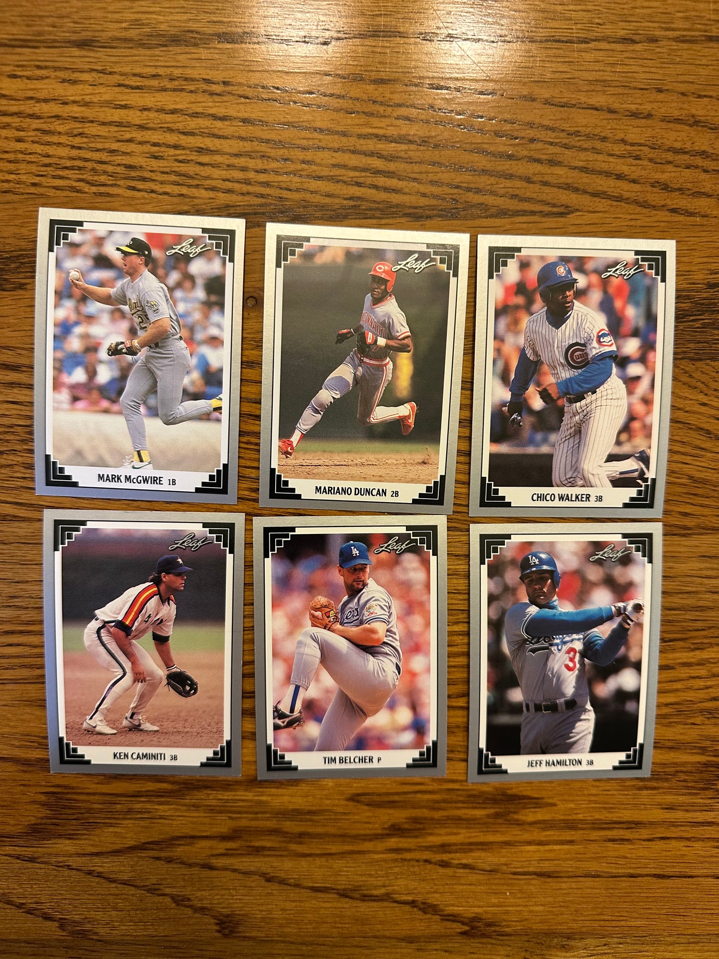 Leaf Baseball 1991 - 15 Card and 1993 - 3 Card Set