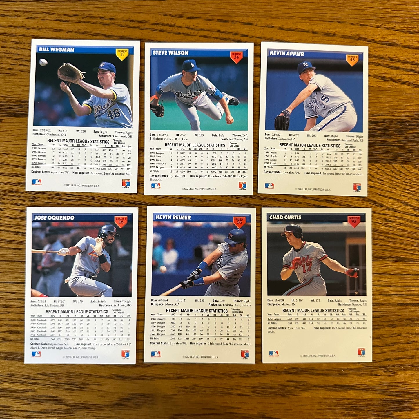 1993 Donruss Baseball 27 Card Set