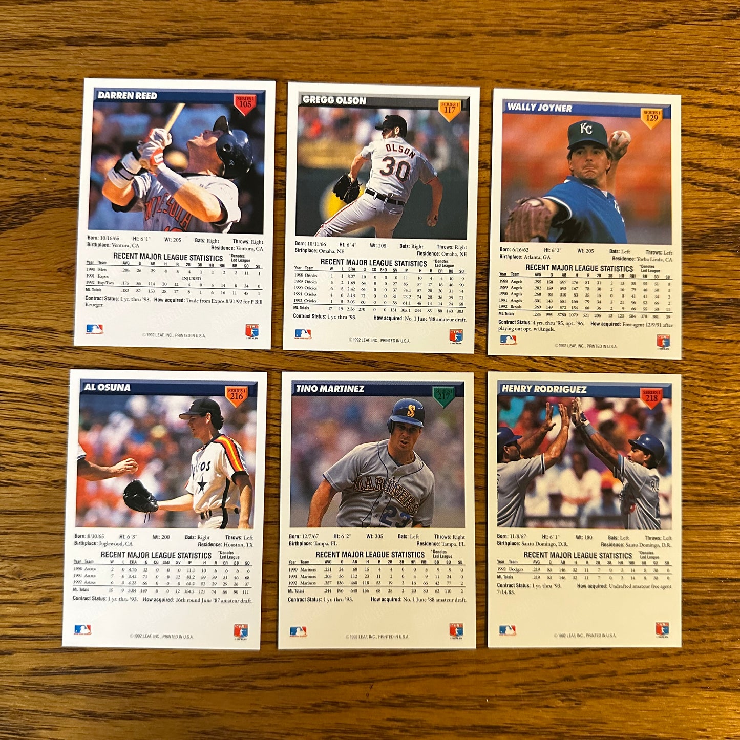 1993 Donruss Baseball 27 Card Set
