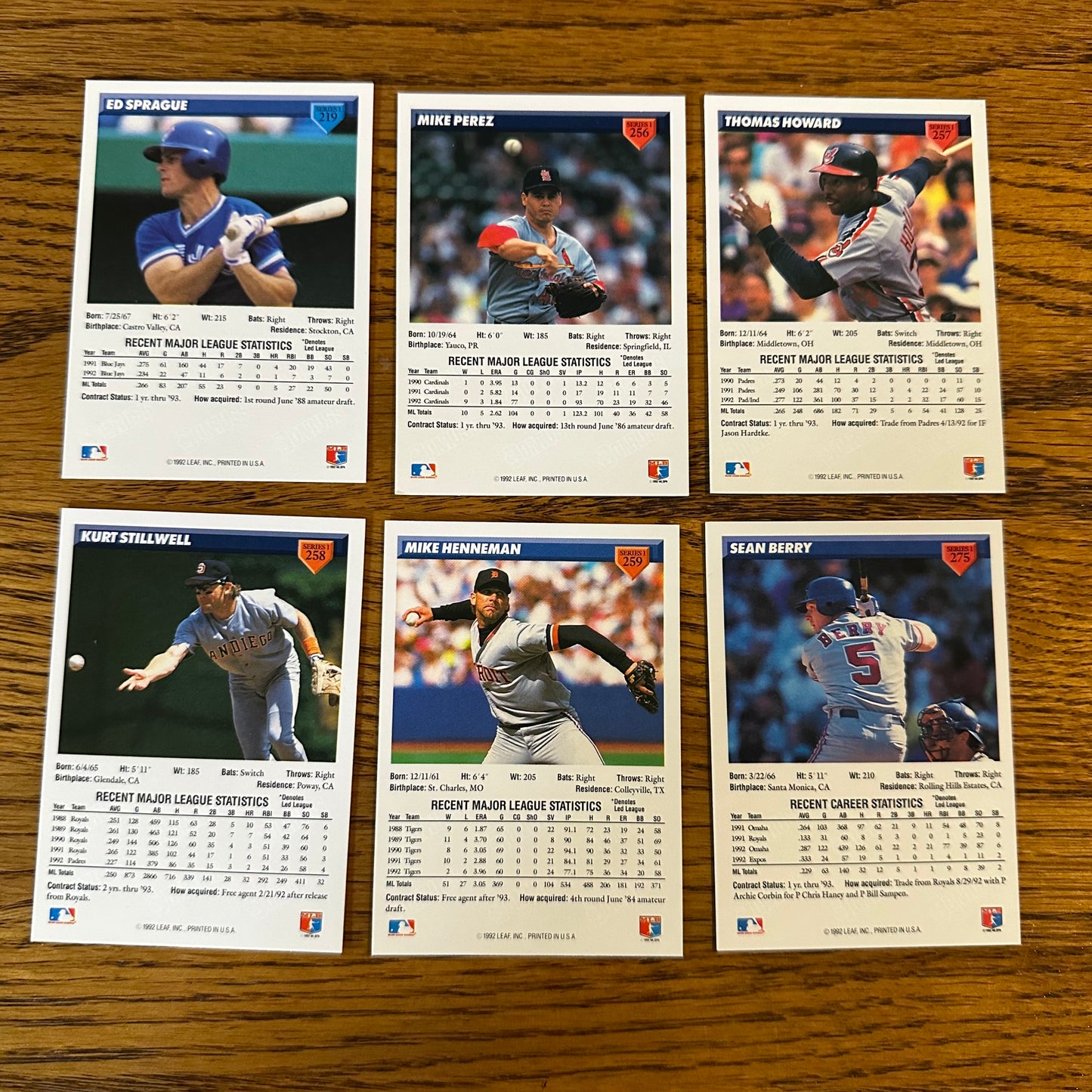 1993 Donruss Baseball 27 Card Set