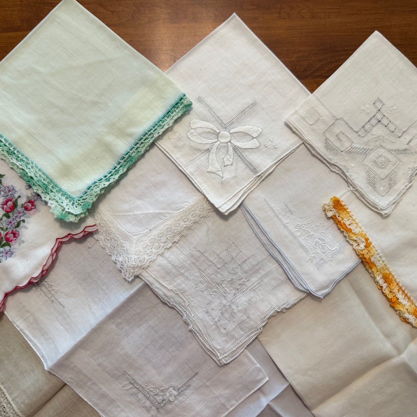 Mixed Lot of 13 Hankies