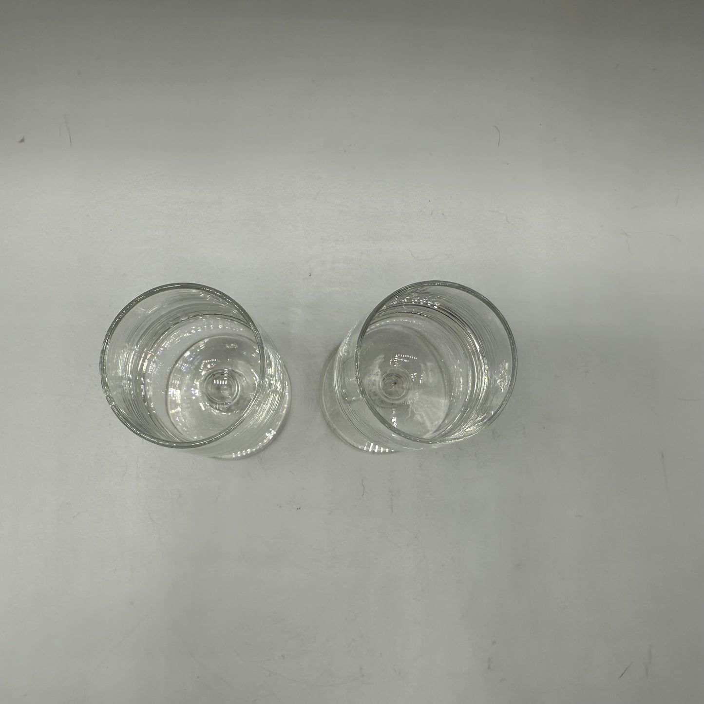 Cordials with Line, Stemmed, Set of 2