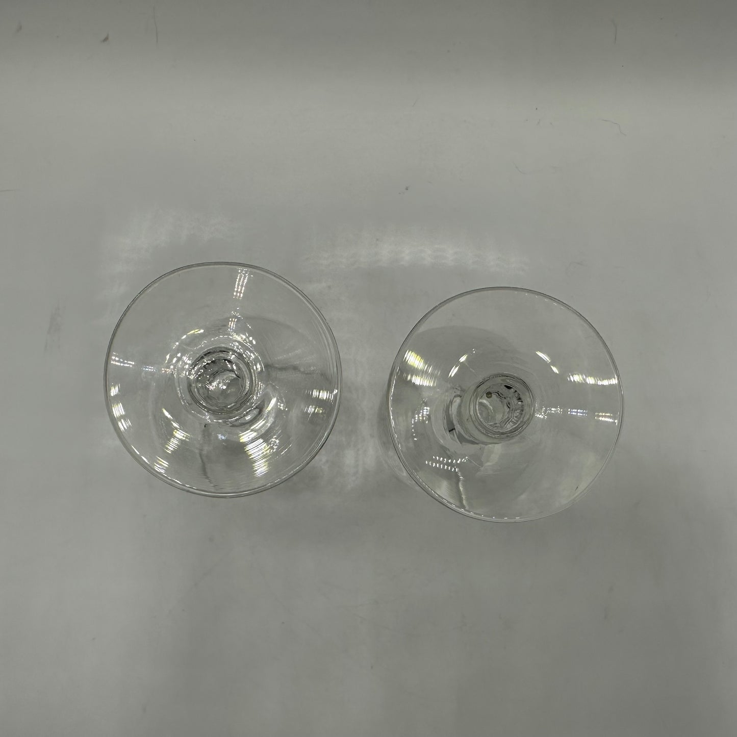 Cordials with Line, Stemmed, Set of 2
