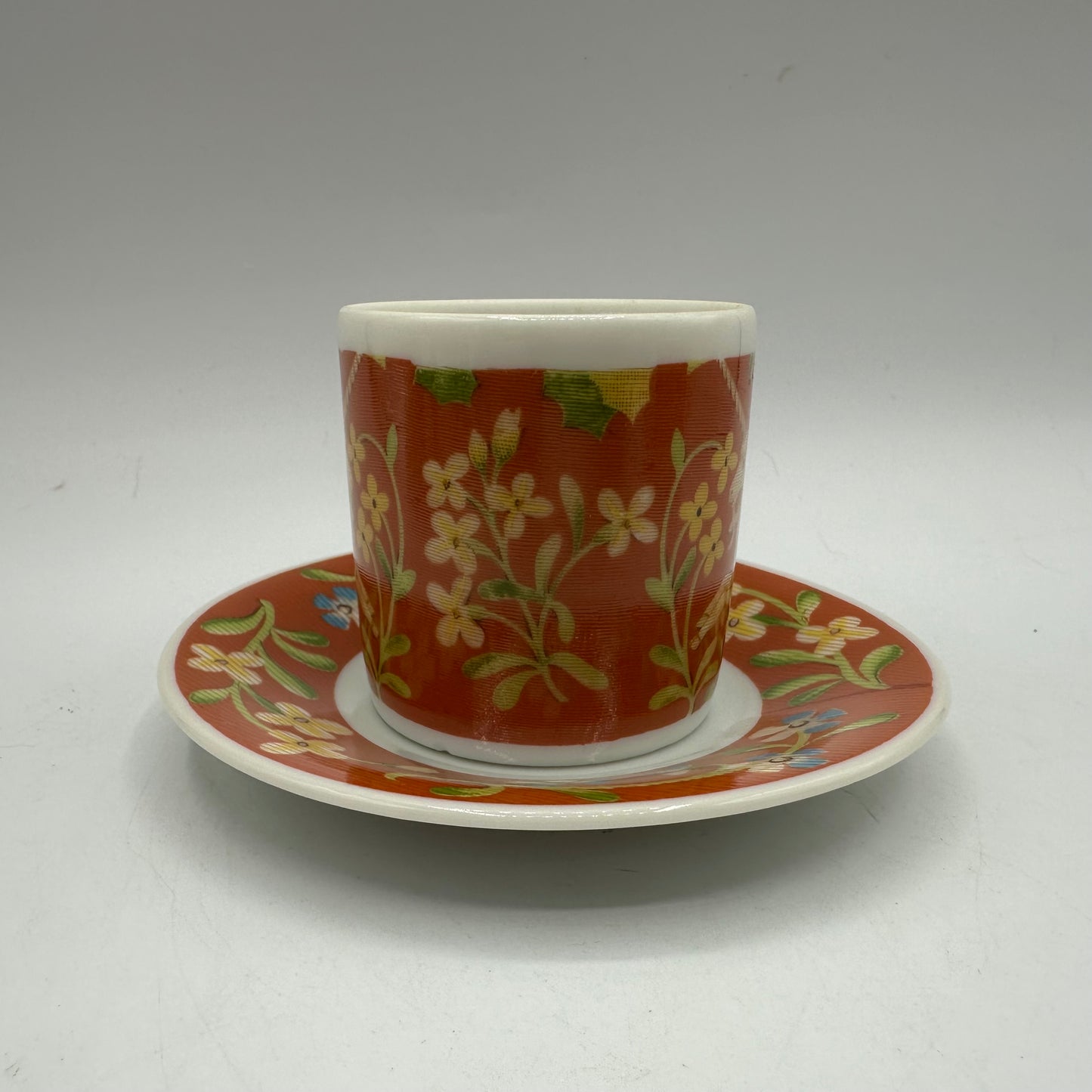 Seymour Mann Hunt of the Unicorn Demitasse Cups and Saucers, Set of 6