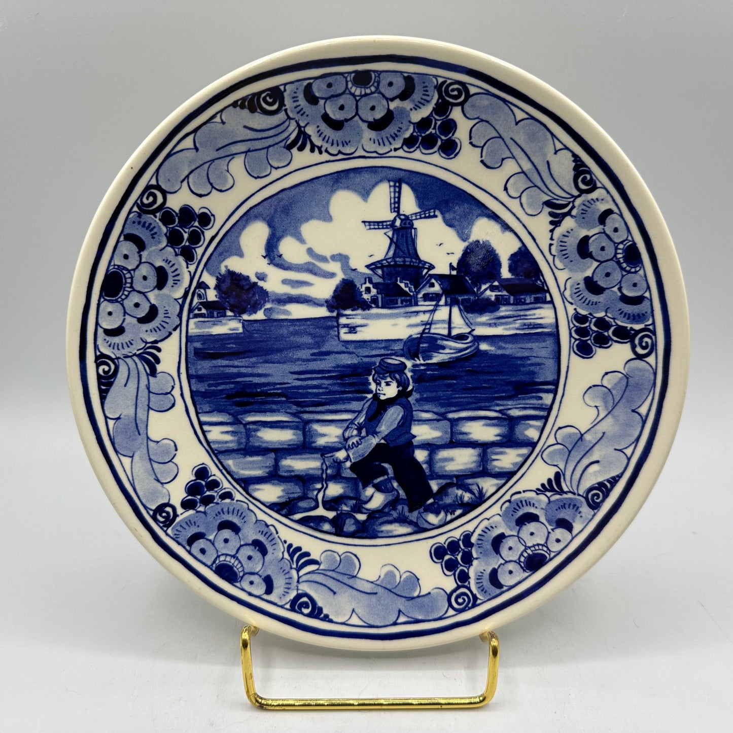 Hans Brinker Delft Plate 1982 "The Hero of Haarlam"