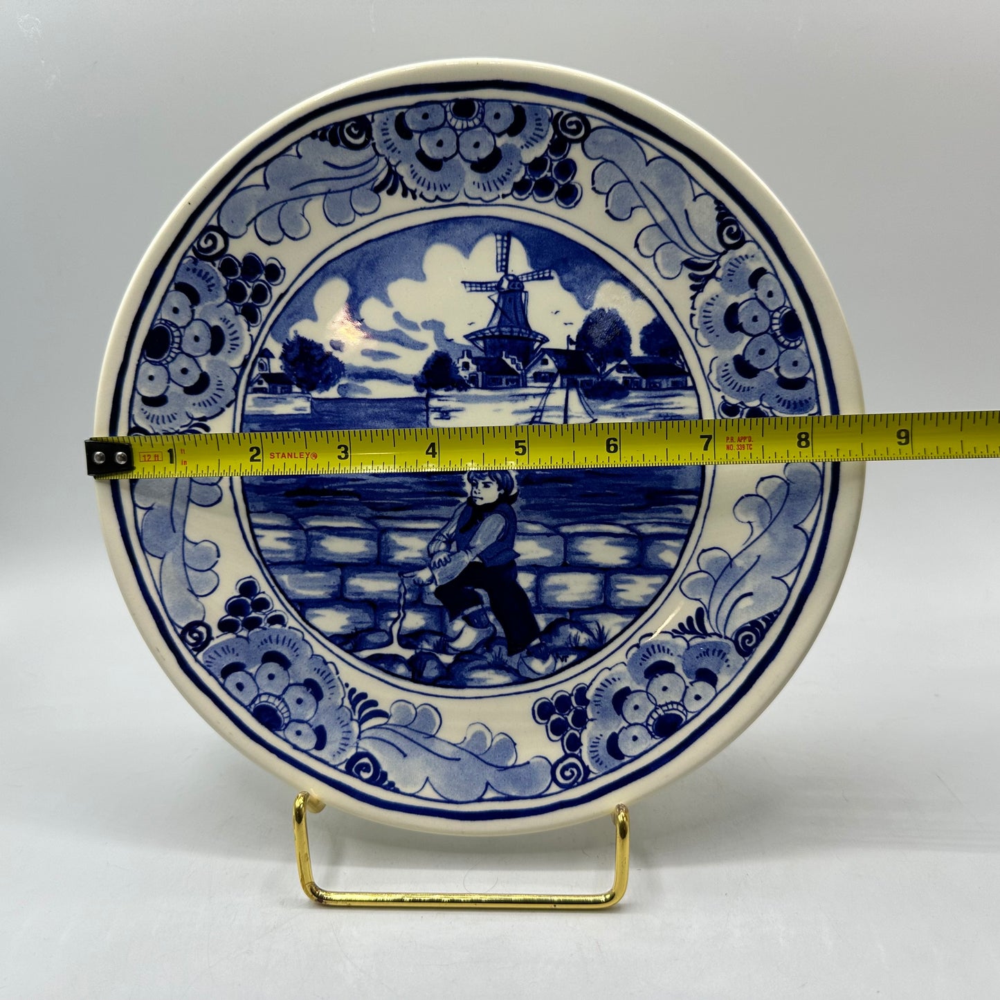 Hans Brinker Delft Plate 1982 "The Hero of Haarlam"