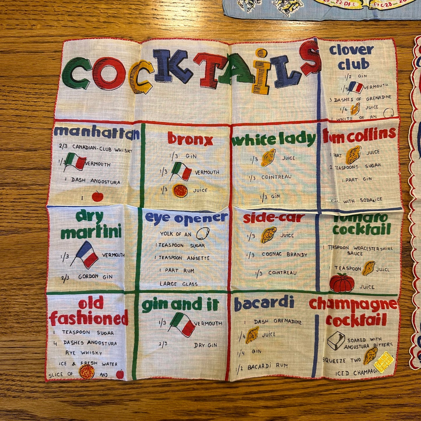 Vintage Hankies, Mixed Lot of 3