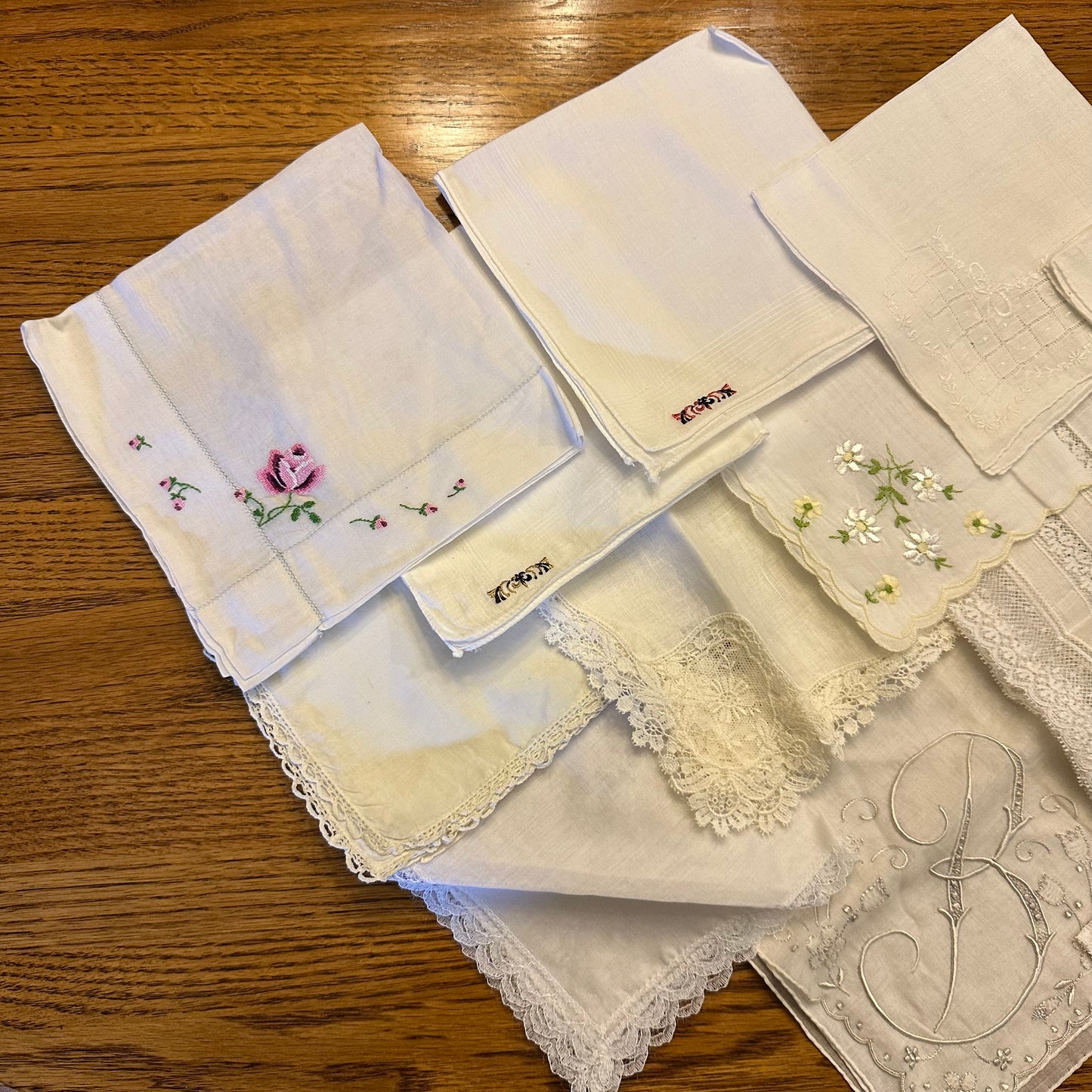 Vintage Hankies, Mixed Lot of 14