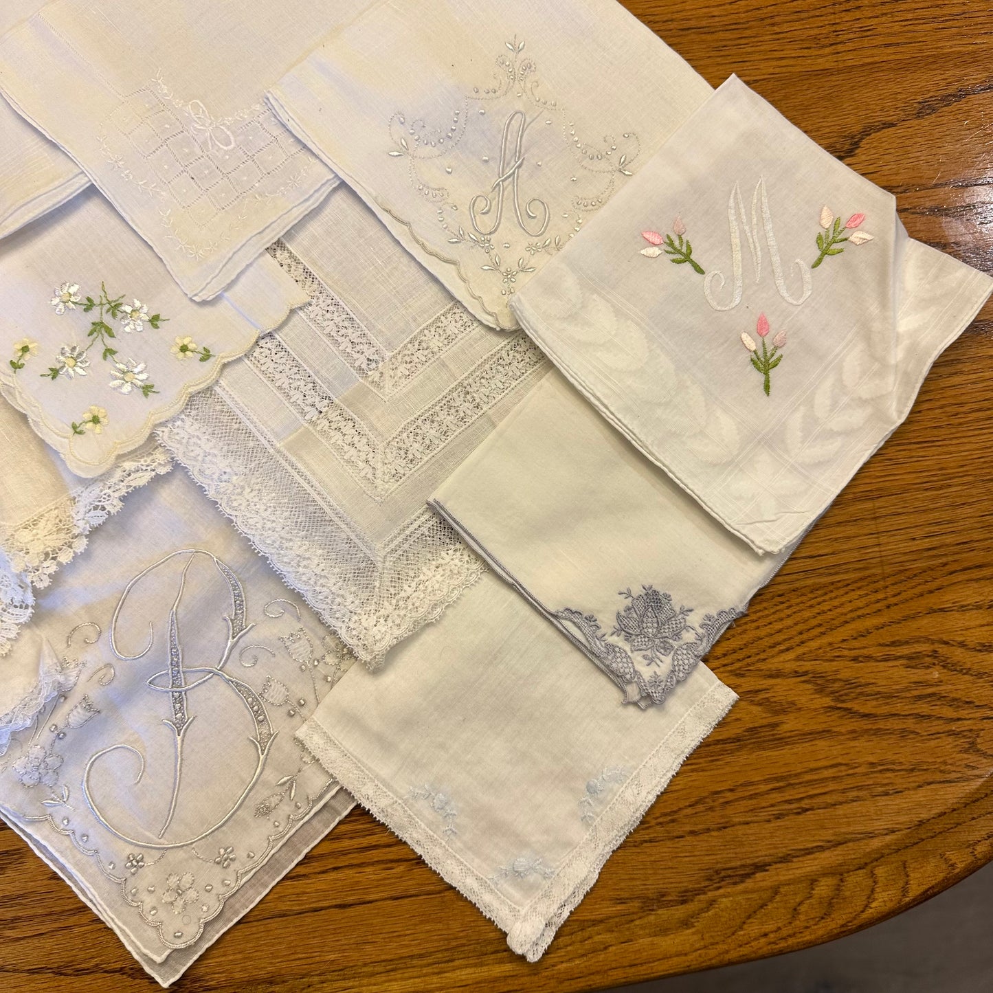 Vintage Hankies, Mixed Lot of 14