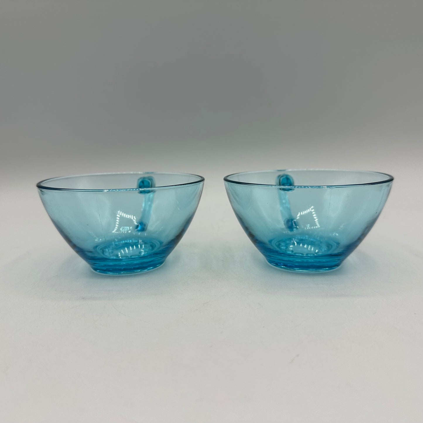 Hazel Atlas Capri Hobnail Teacup, Set of 2