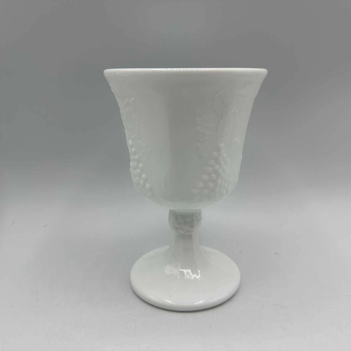 Indiana Glass Colony Harvest Goblets, Milk Glass, Set of 6