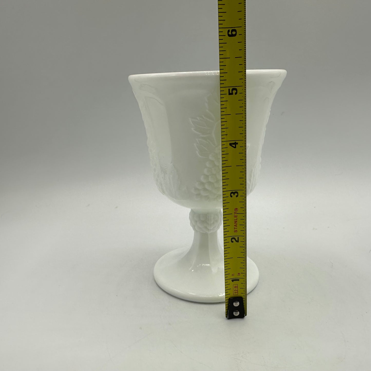 Indiana Glass Colony Harvest Goblets, Milk Glass, Set of 6