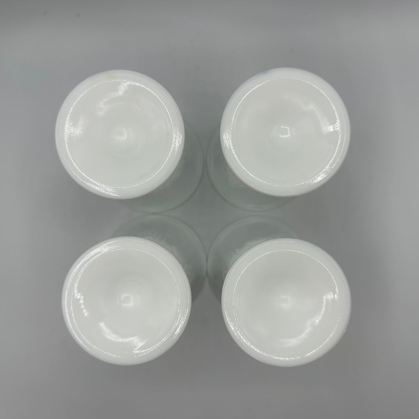 Indiana Glass Colony Harvest Goblets, Milk Glass, Set of 6