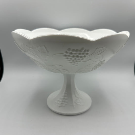 Indiana Glass Colony Harvest Pedestal Compote, 10"