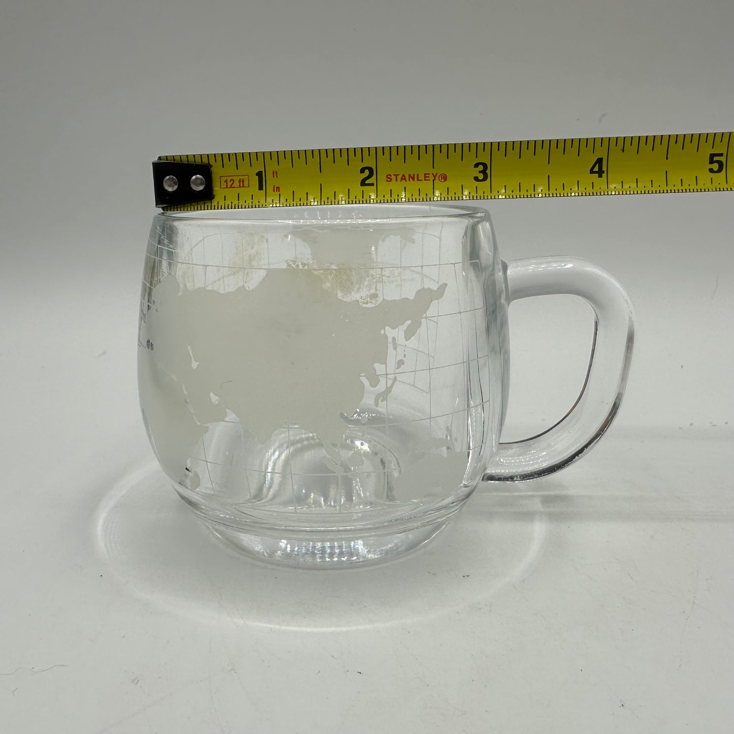 Nestle Nescafe World Clear Cups, Set of 4, 1970s