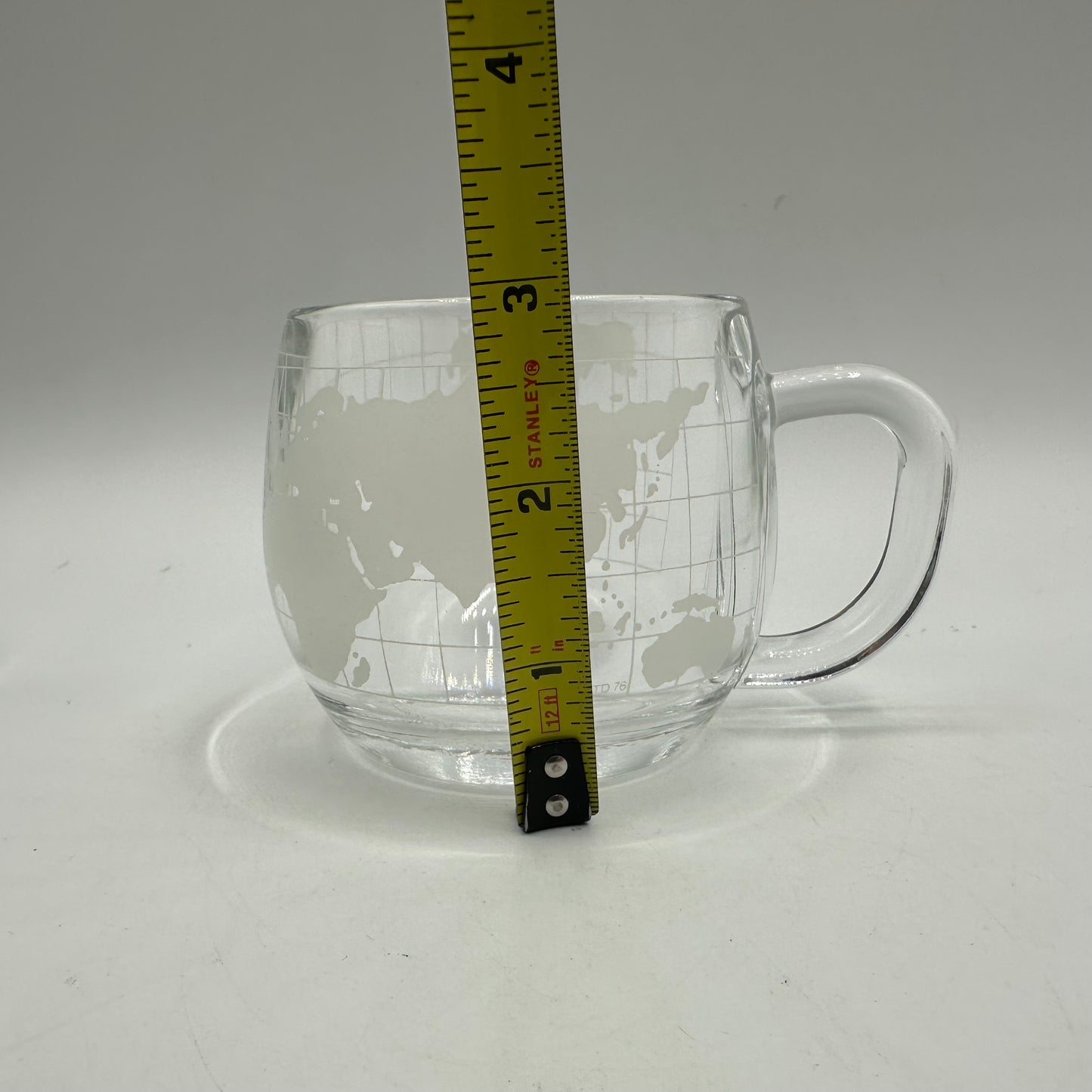 Nestle Nescafe World Clear Cups, Set of 4, 1970s