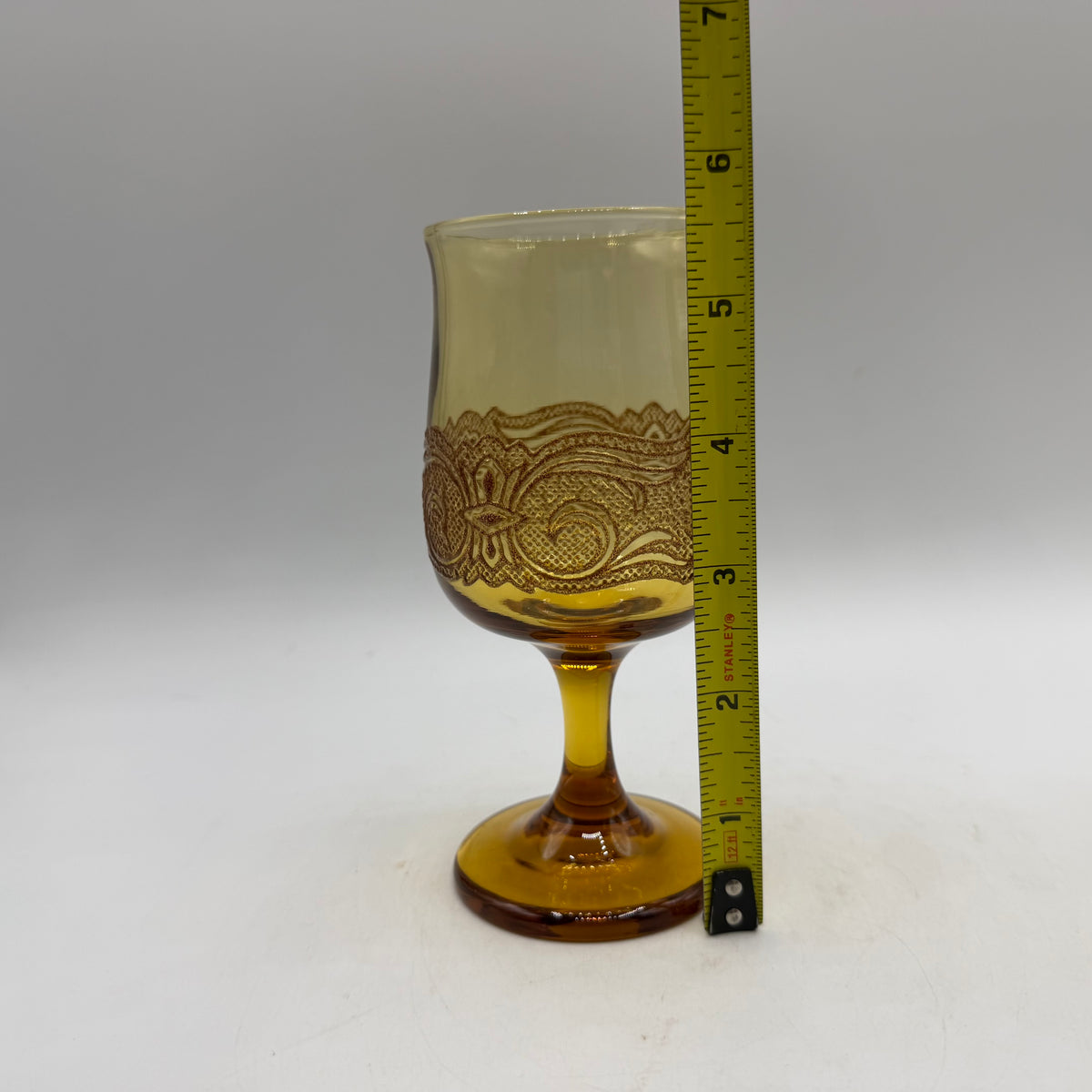 Libbey Floral Americana, Amber, Set of 3