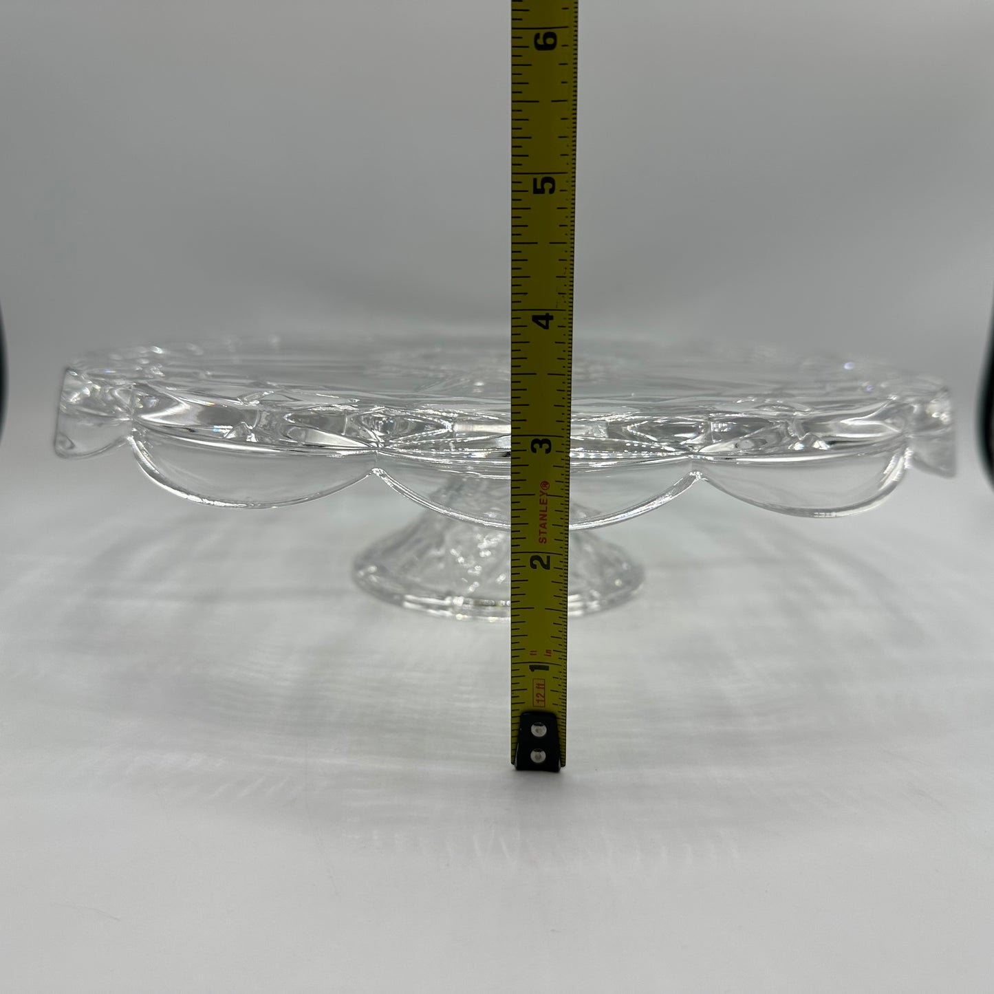 Pedestal Cake Plate, Lead Crystal