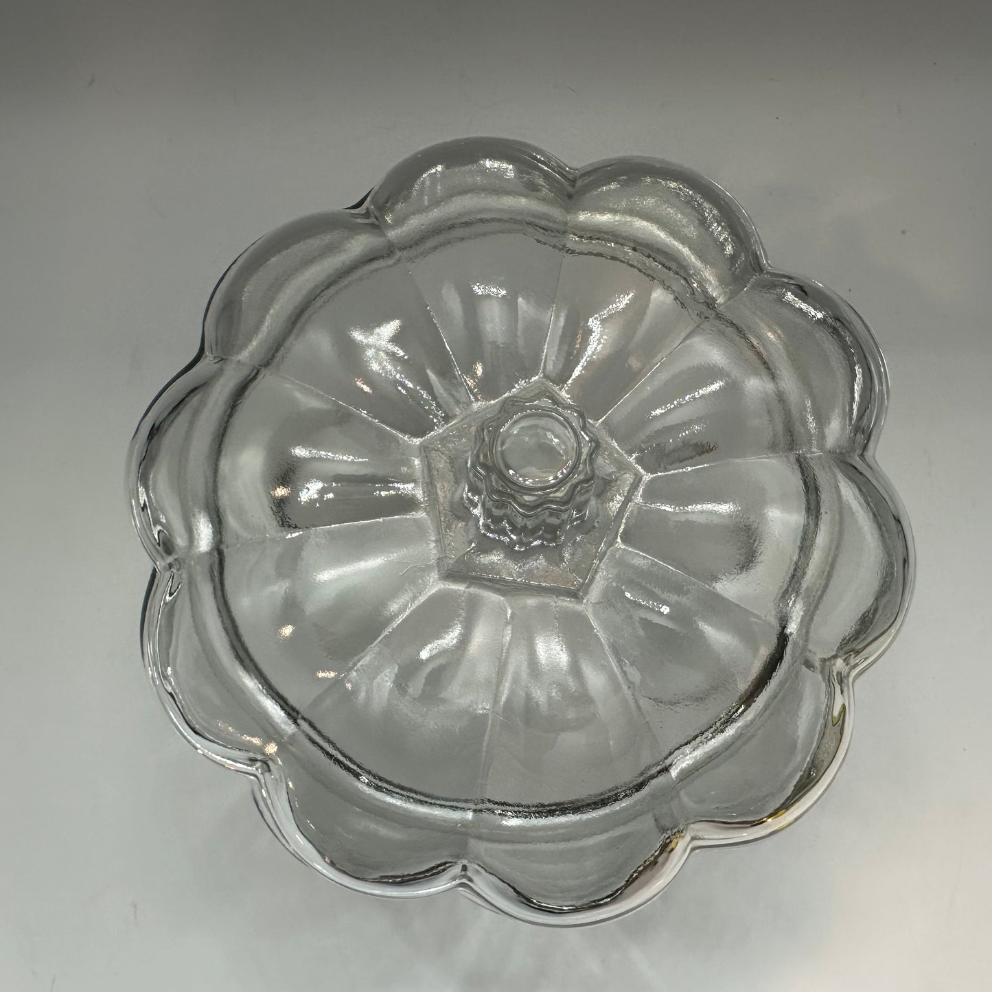Anchor Hocking Glass Pumpkin Cookie Jar
