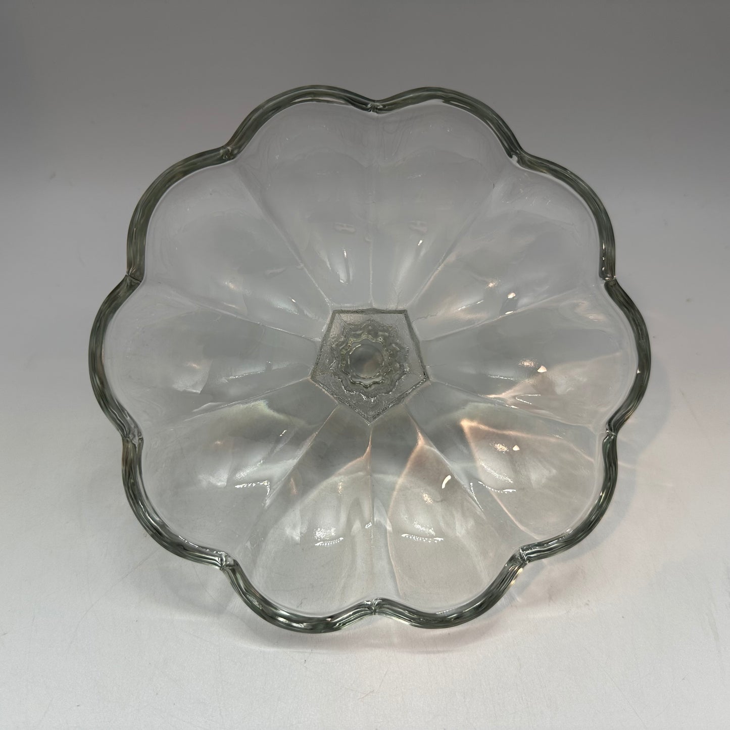 Anchor Hocking Glass Pumpkin Cookie Jar
