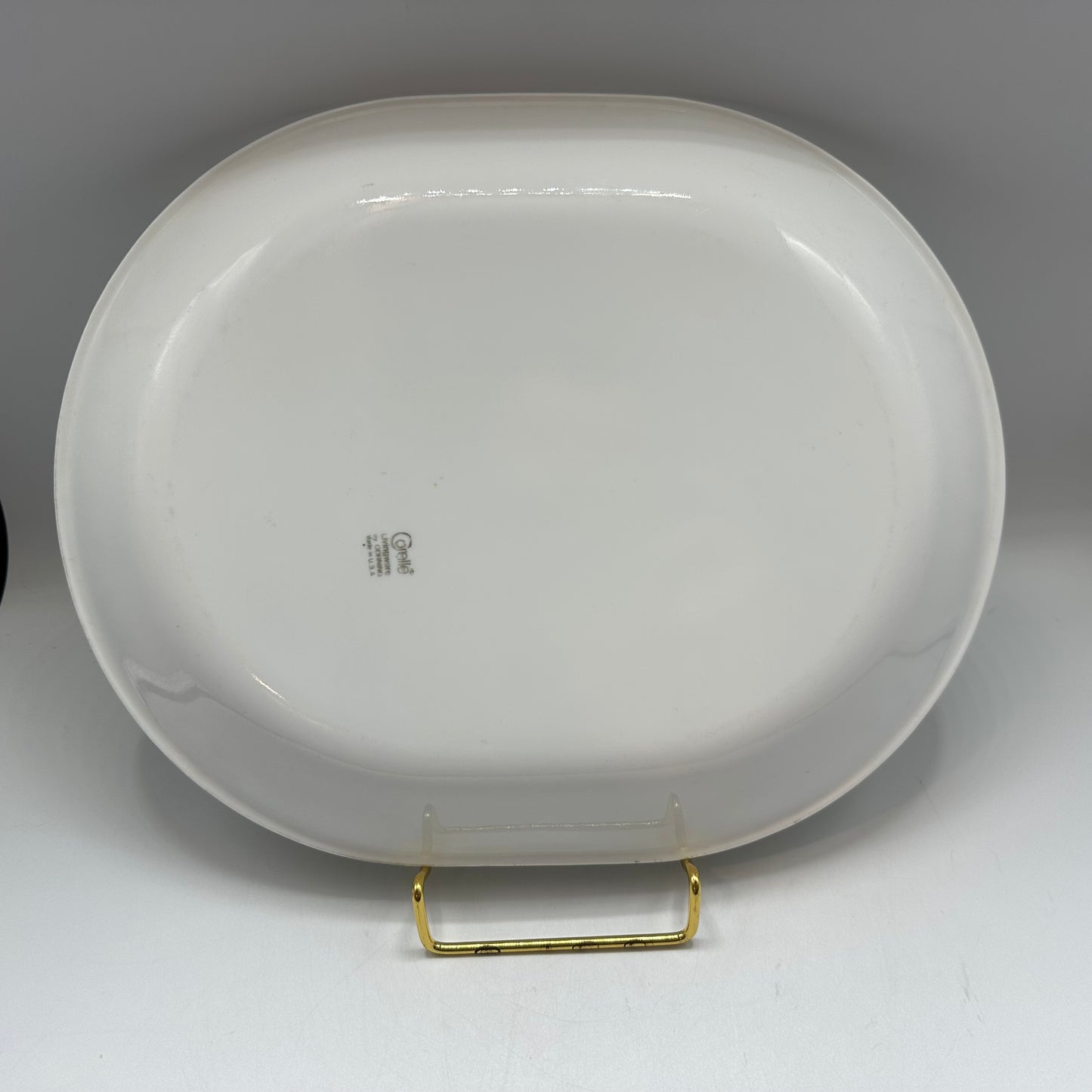 Corelle Blue Snowflake Oval Serving Plate, 12"