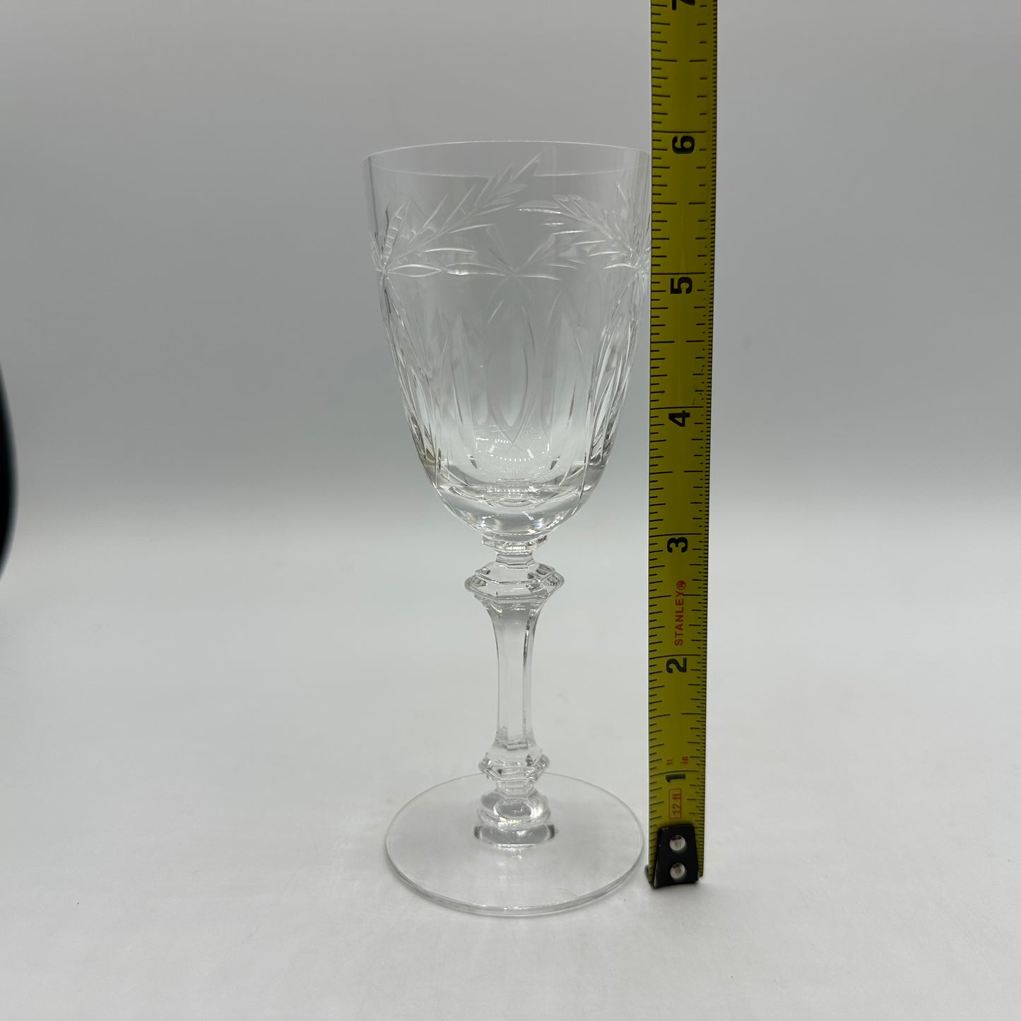 Tiffin-Franciscan Moss Rose Wine Glasses, Set of 2