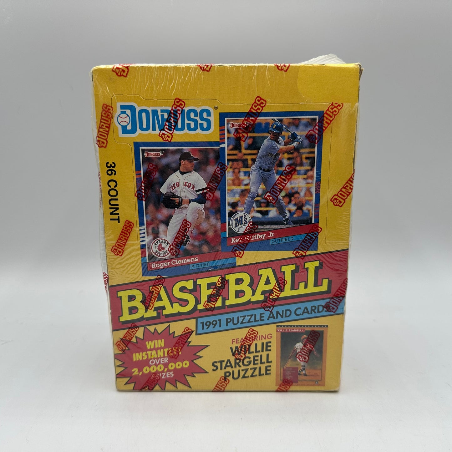 Donruss Baseball 1991 Puzzle and Cards 36 Count Never Opened