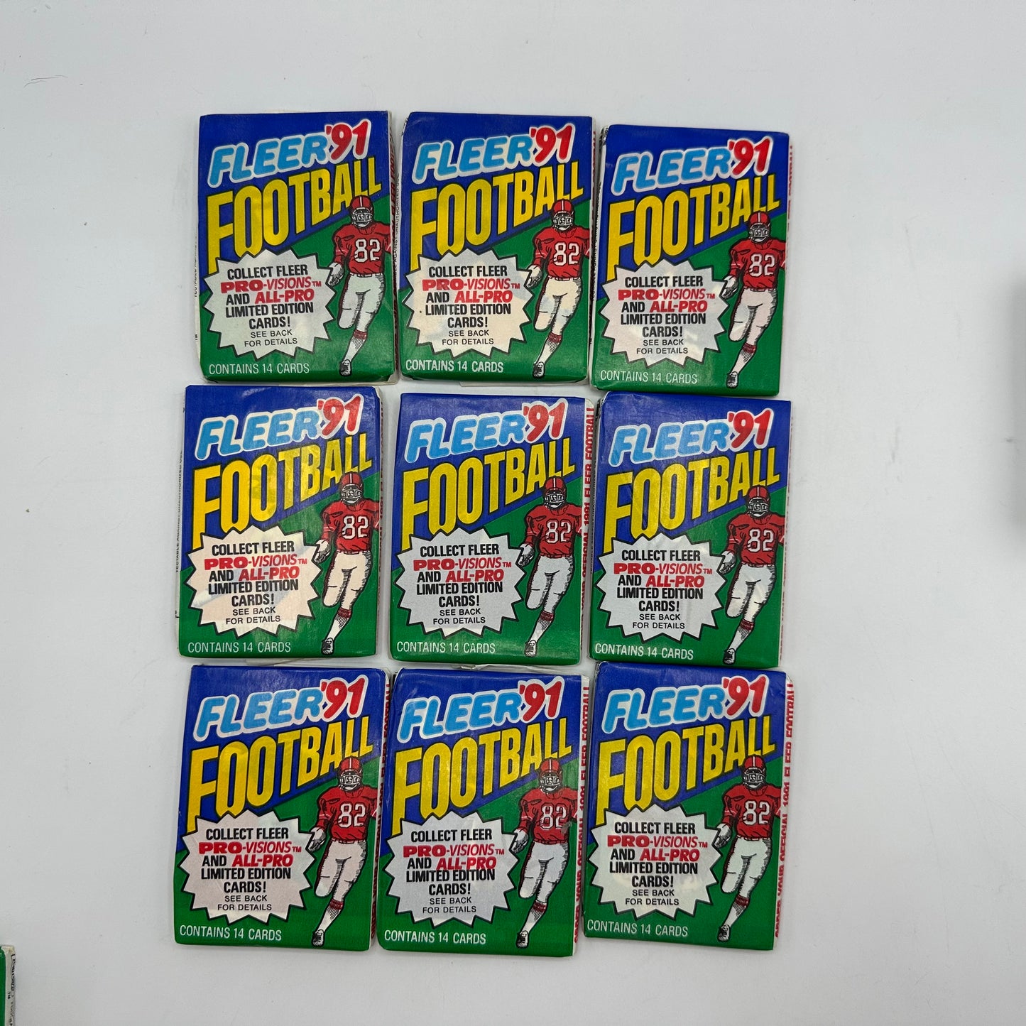 Fleer 1991 Football Unopened 30 Wax Packs