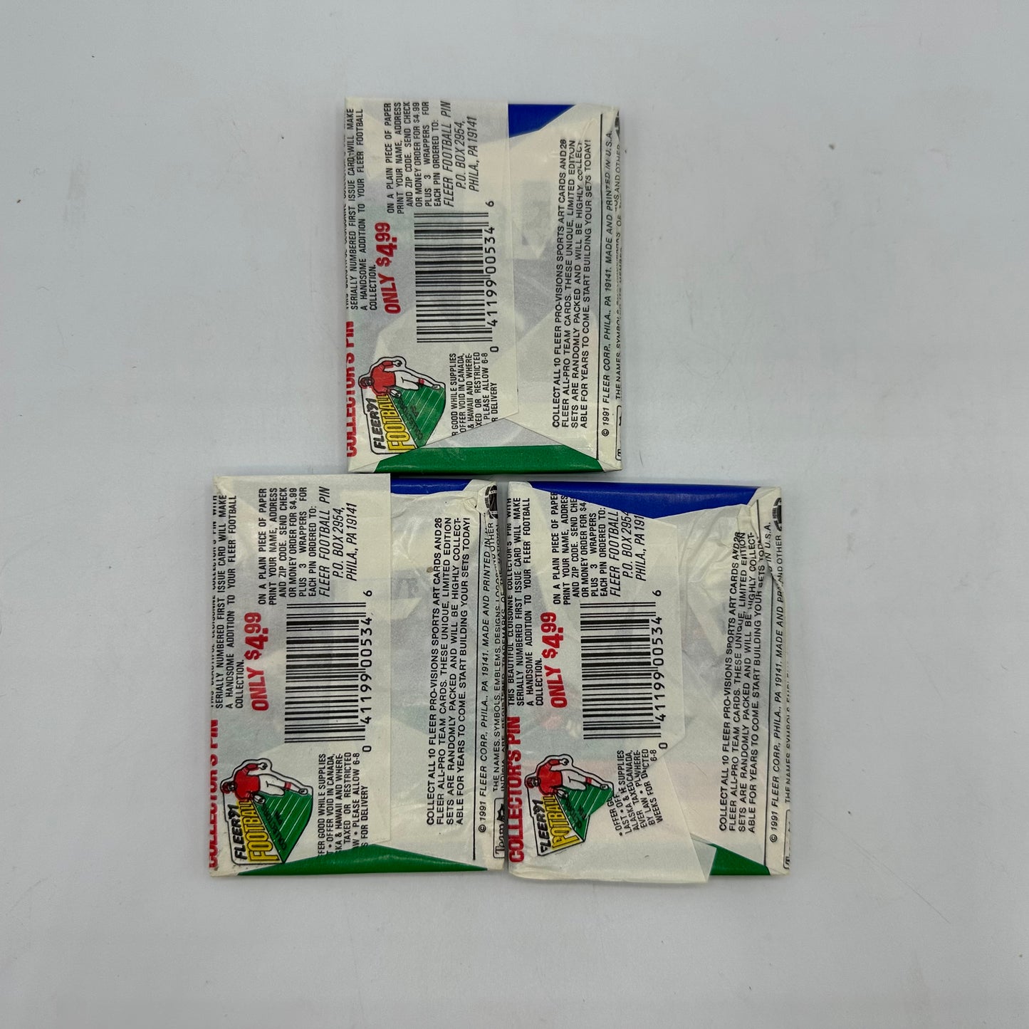 Fleer 1991 Football Unopened 30 Wax Packs