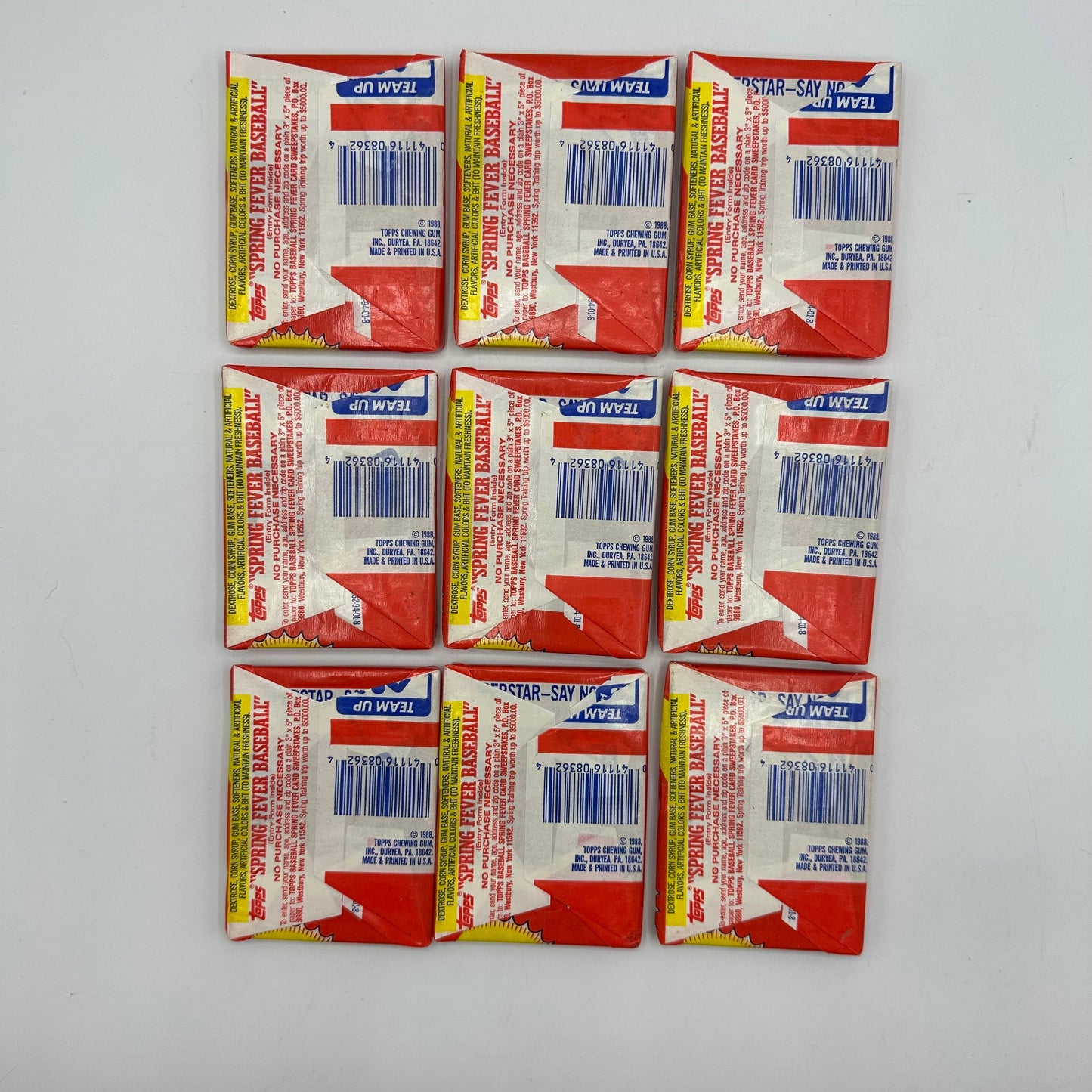 1988 Topps Baseball 36 Sealed Card Packs in Open Box