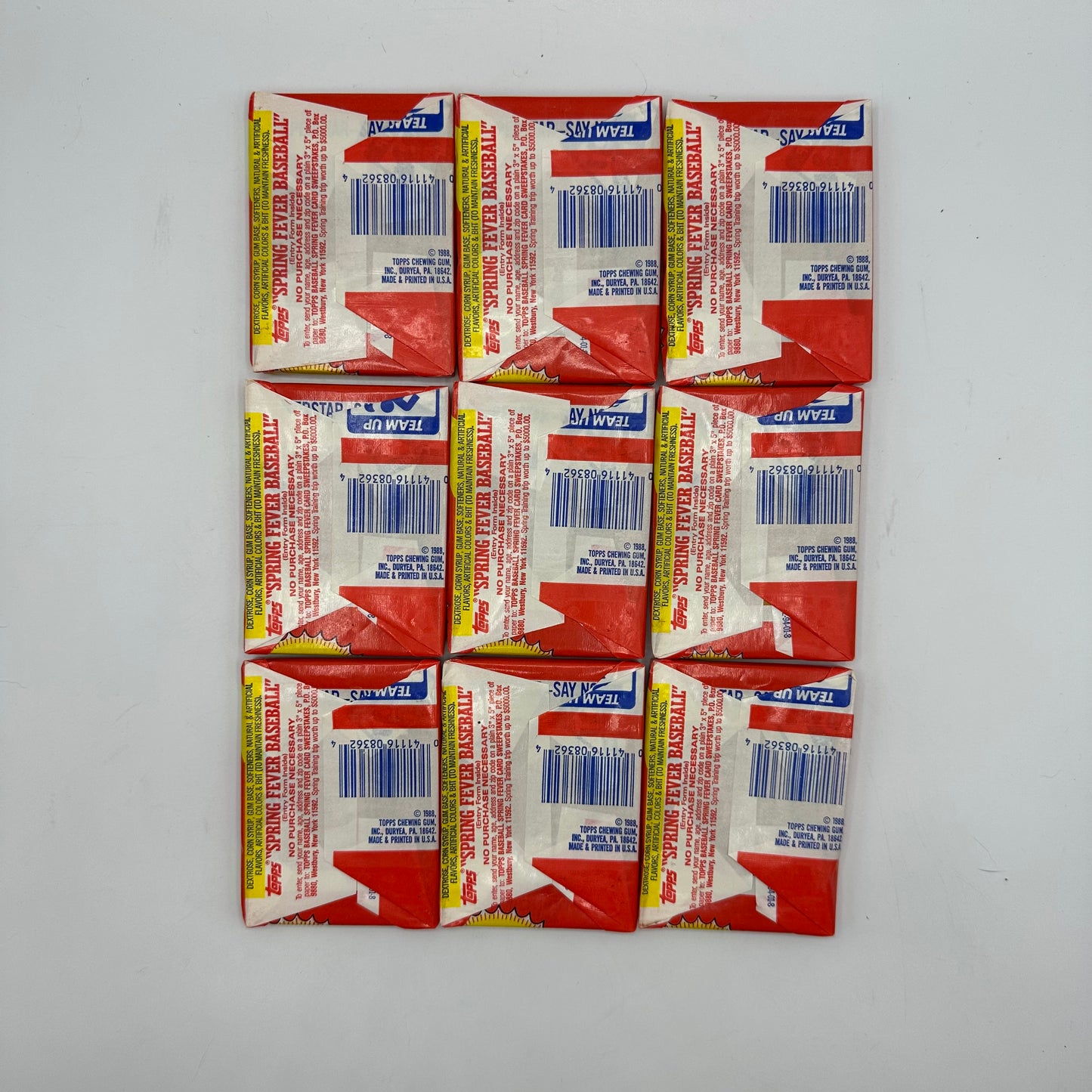1988 Topps Baseball 36 Sealed Card Packs in Open Box