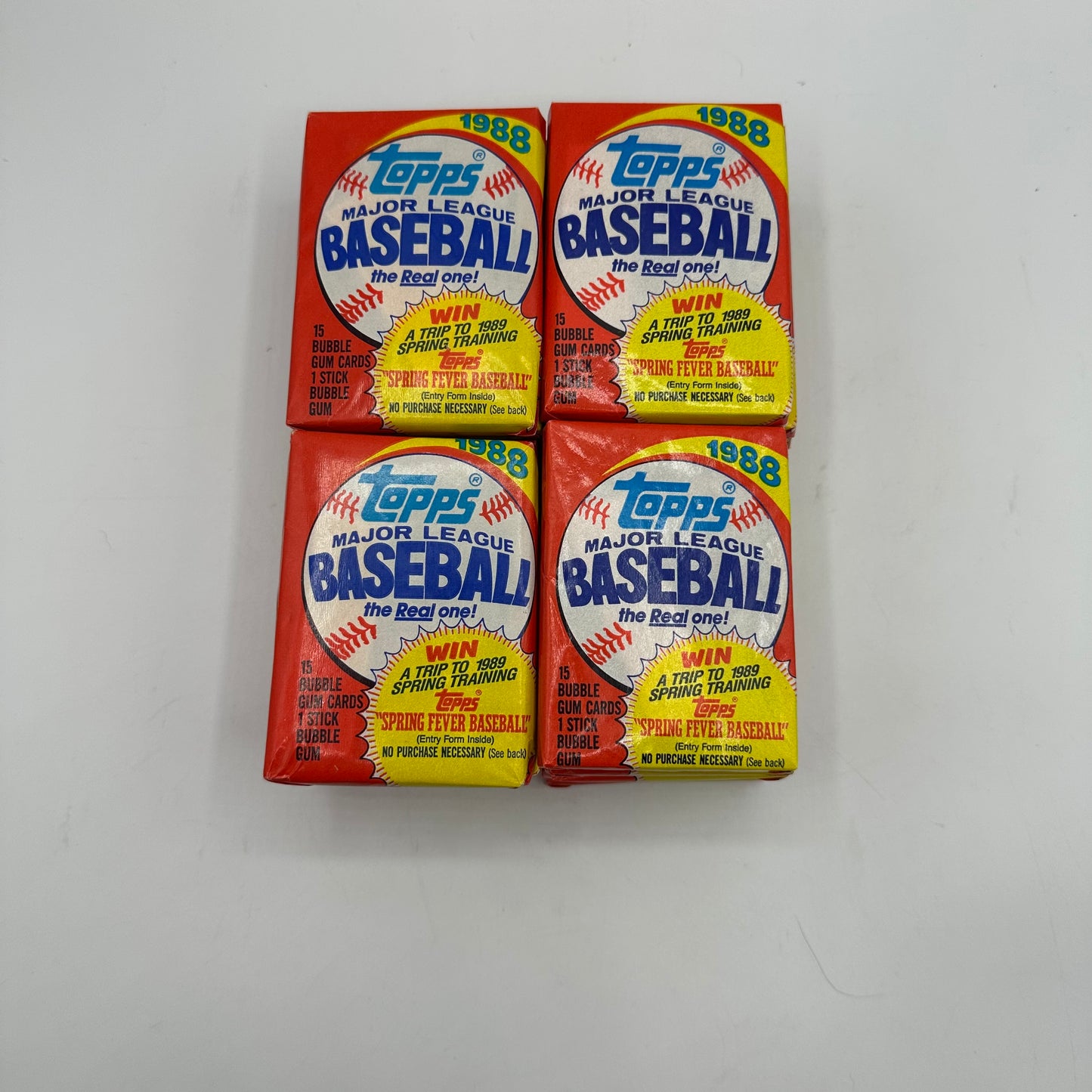 1988 Topps Baseball 24 Sealed Card Packs