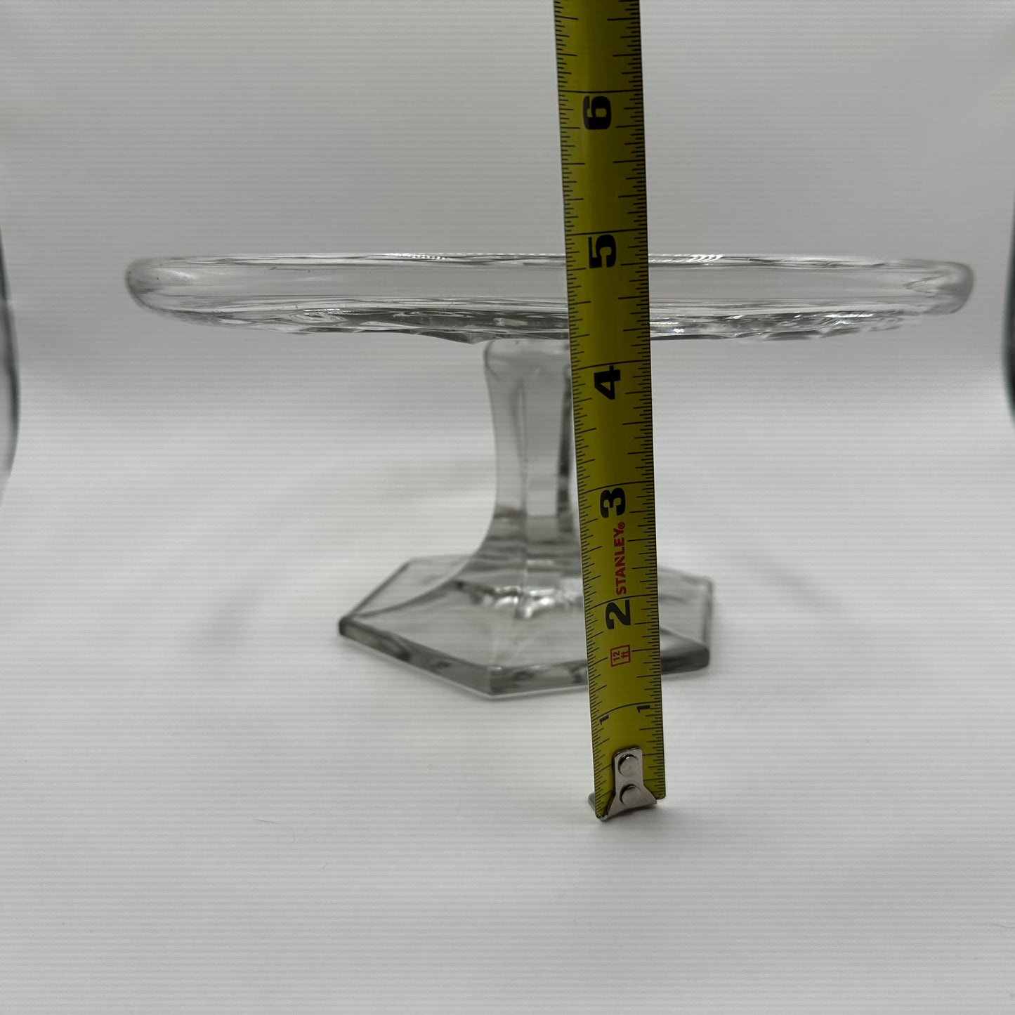New Martinsville Frontier Pedestal Cake Stand