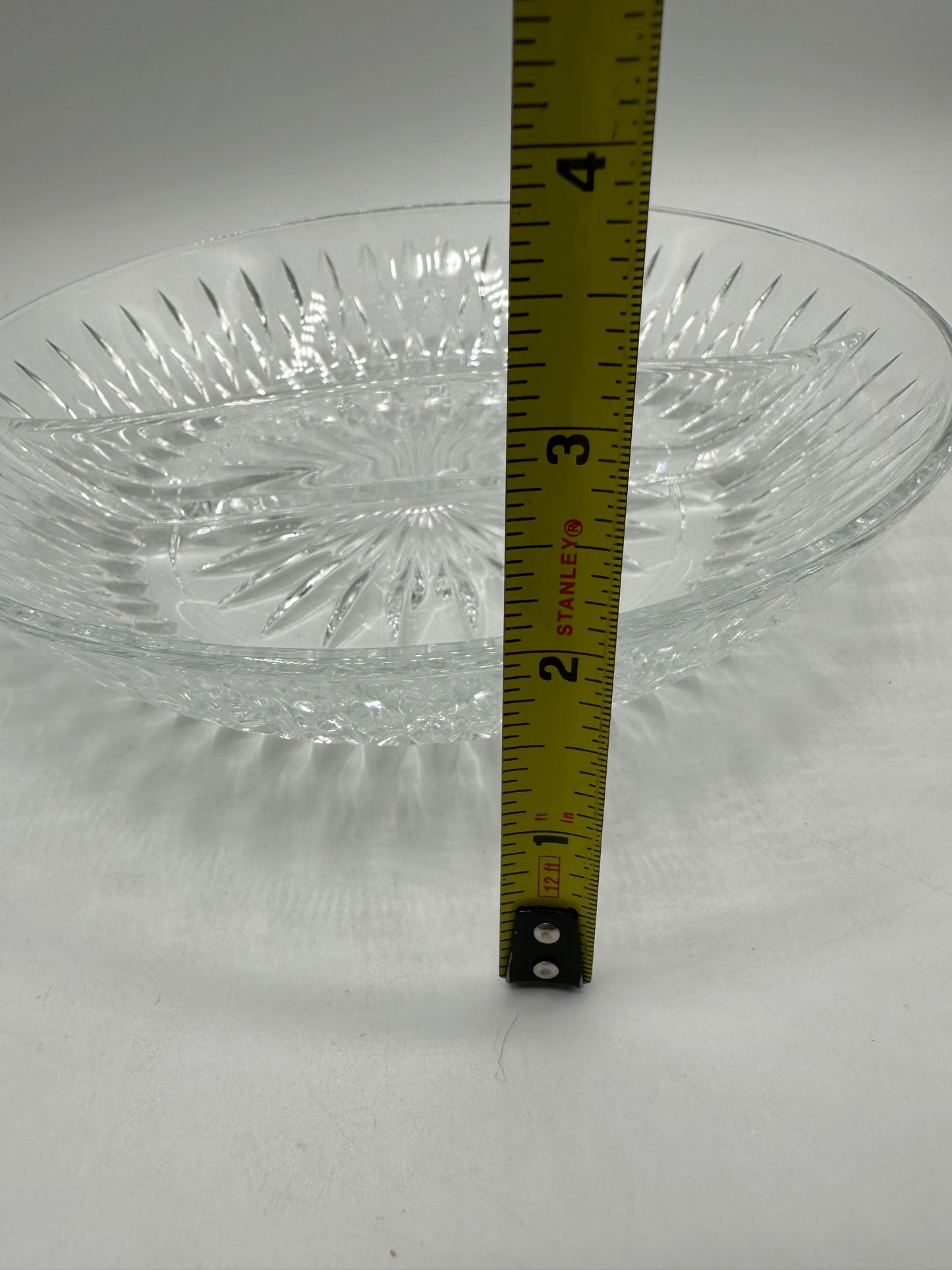 Princess House Highlights Lead Crystal Divided Relish Dish