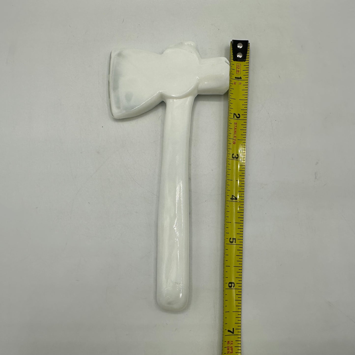 Novelty Milk Glass Axe/Tomahawk