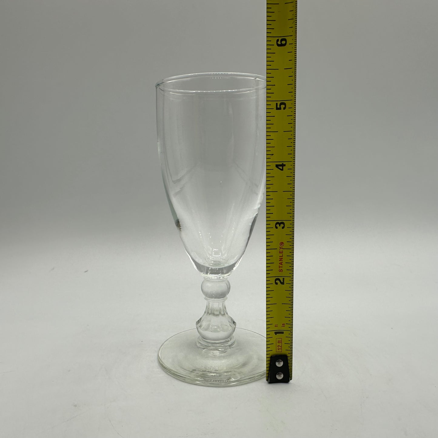 Libbey Glass Co. Juice Glass Columbian Clear Pattern, Set of 2