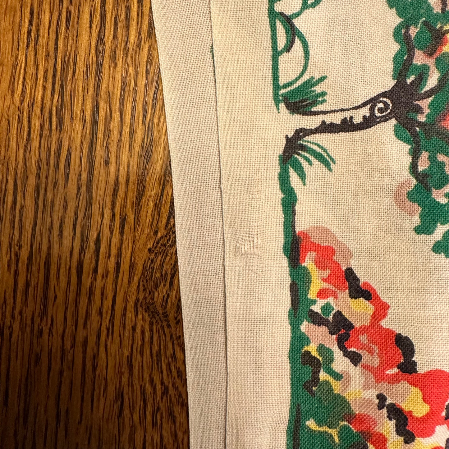 Fox Hunt/Equestrian Tablecloth, 33 1/2 X 32"