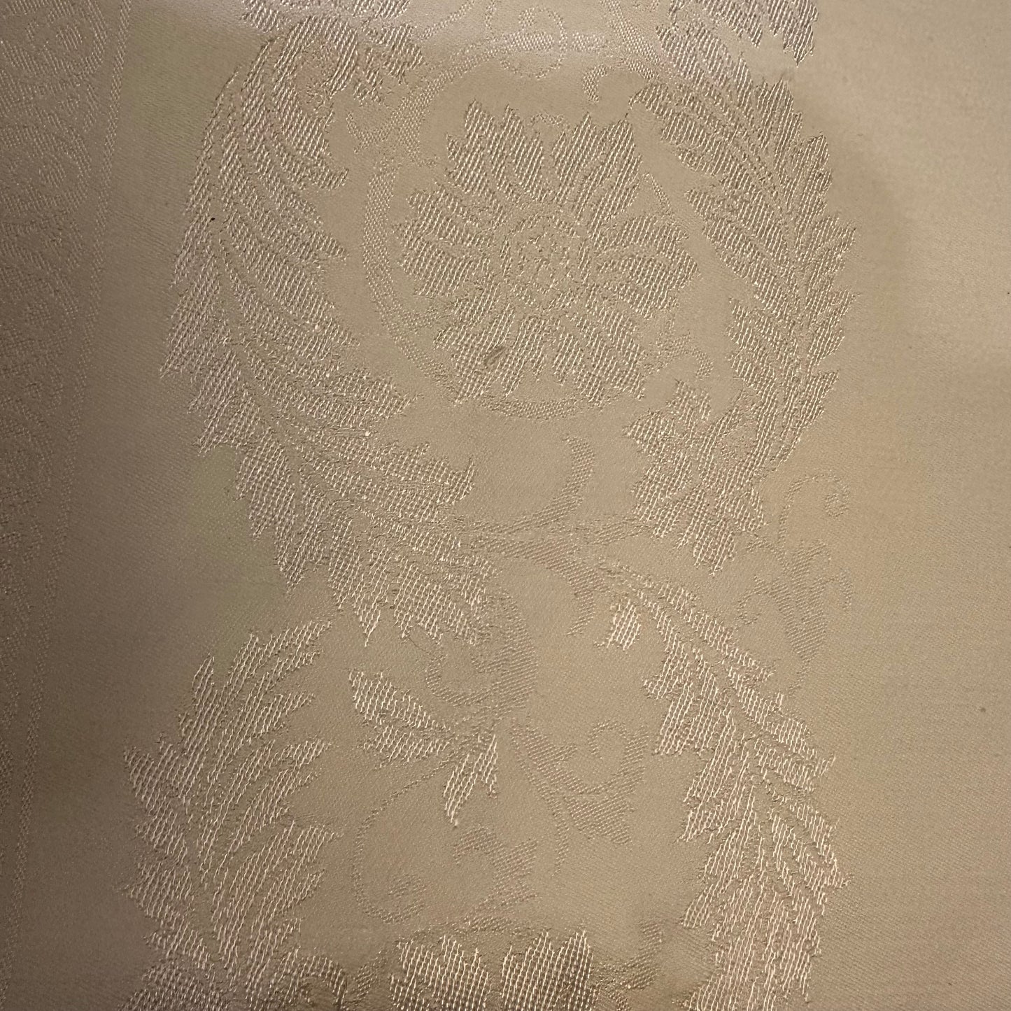 Light Green Damask Tablecloth, 53 X 70