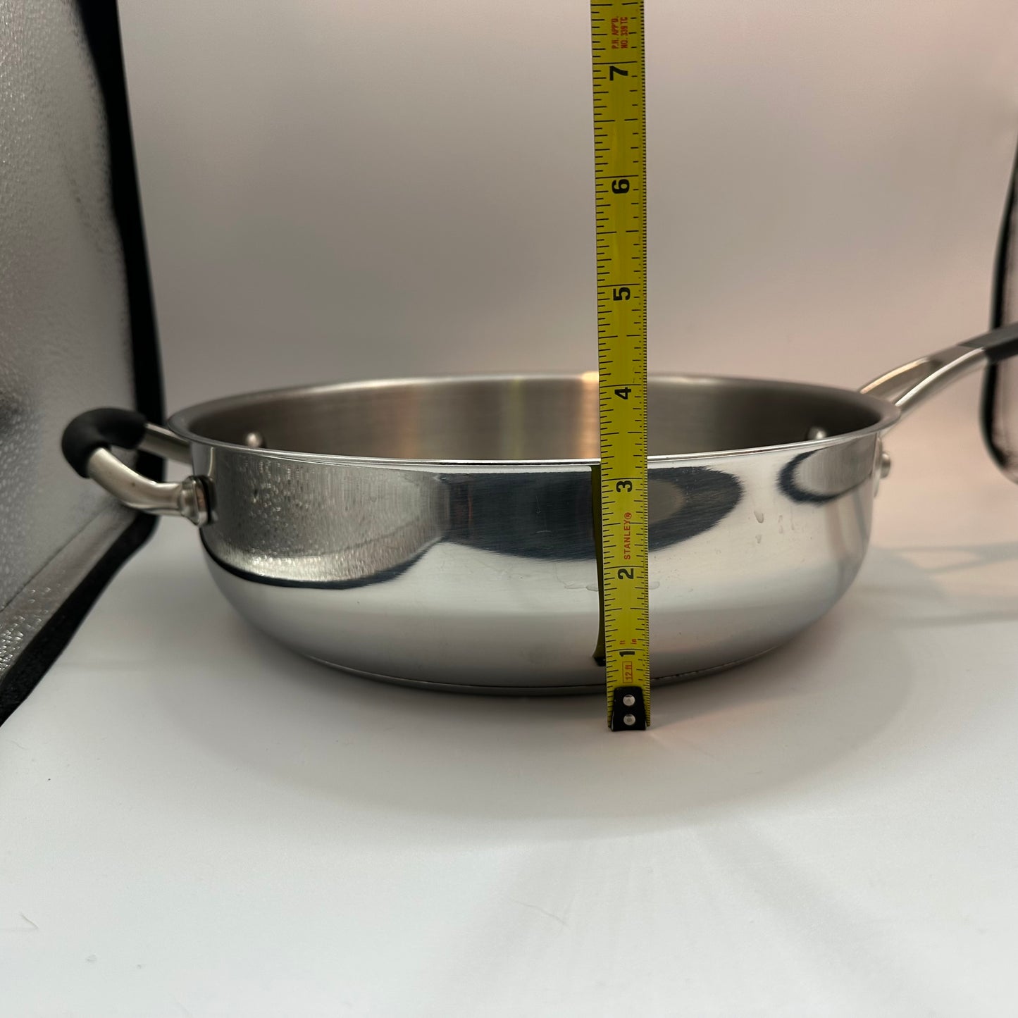 Kenmore Stainless Steel 4 Qt Saute Pan With Lid