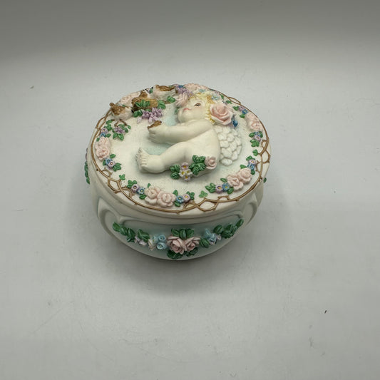 Hamilton Collection Dreamsicles Heaven's Little Helper Trinket Music Box