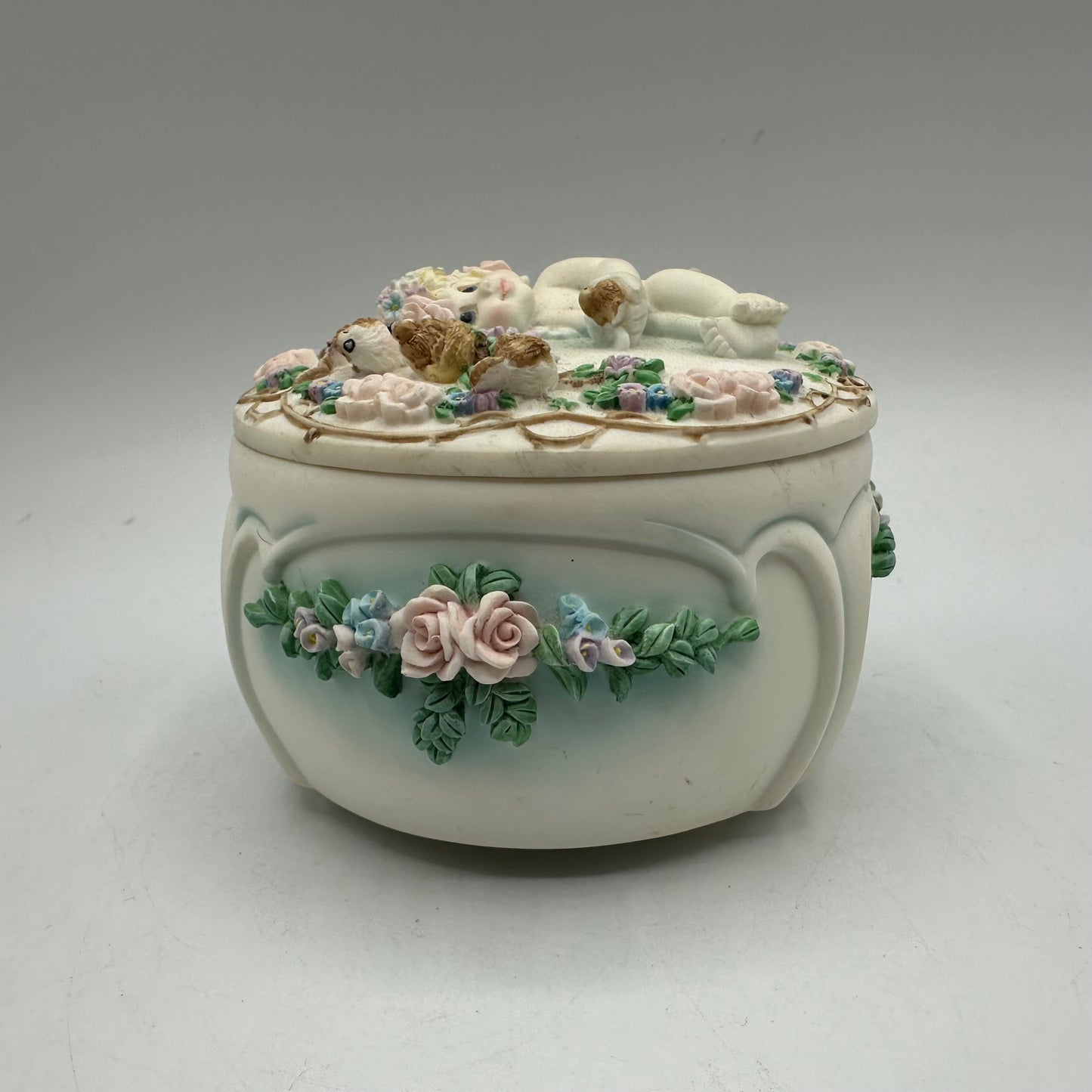 Hamilton Collection Dreamsicles Heaven's Little Helper Trinket Music Box