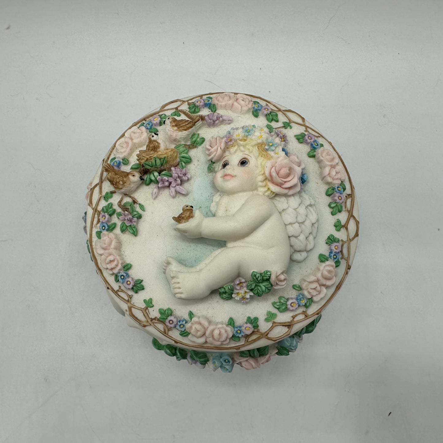 Hamilton Collection Dreamsicles Heaven's Little Helper Trinket Music Box