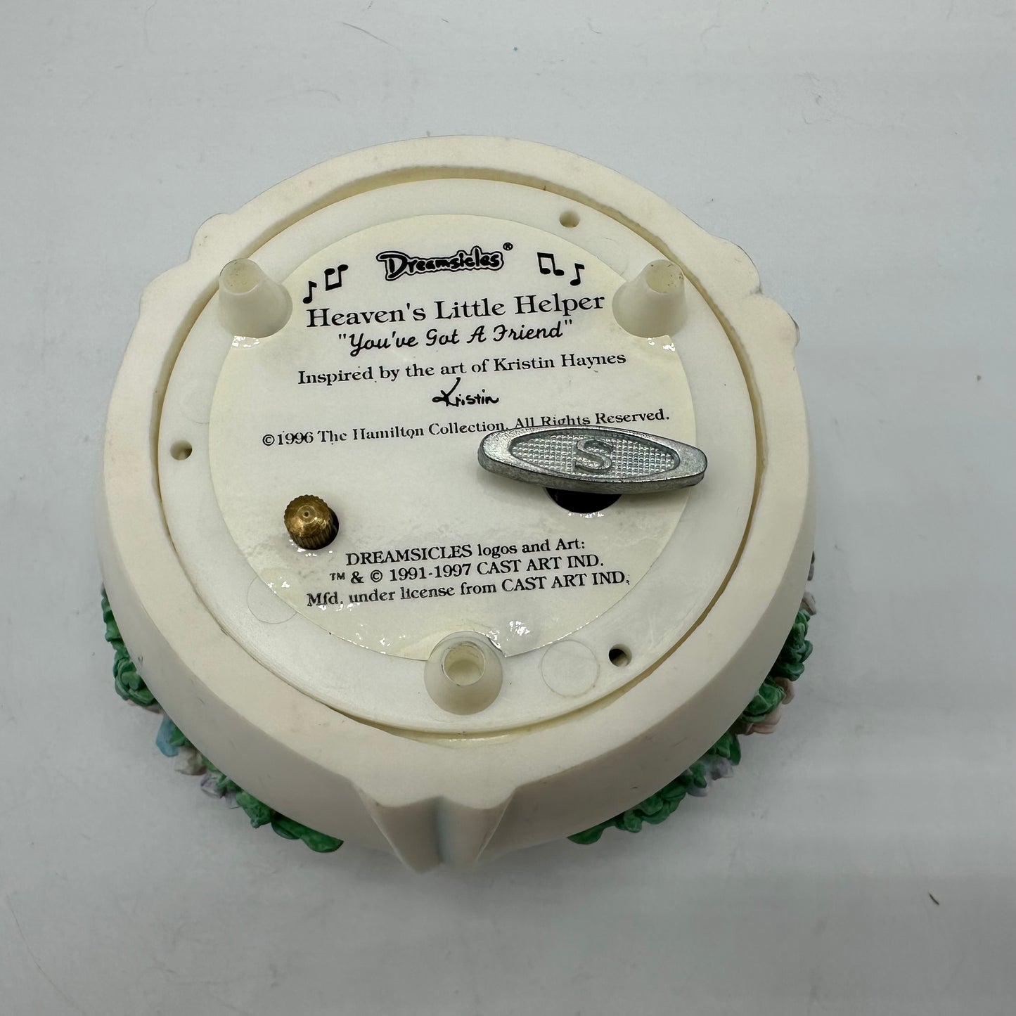 Hamilton Collection Dreamsicles Heaven's Little Helper Trinket Music Box