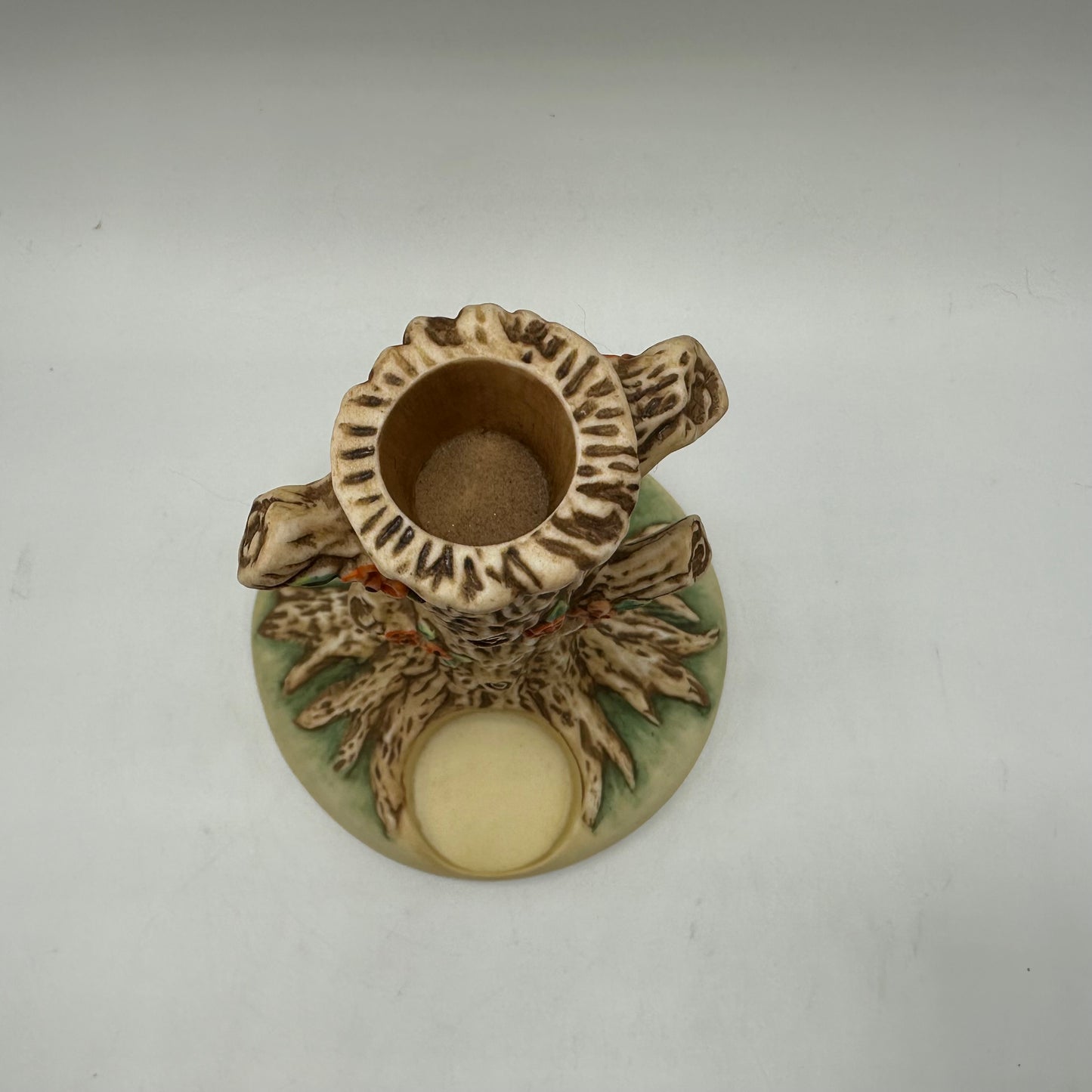 Goebel Hummel Tree Trunk Candlestick #1101-D, Set of 2