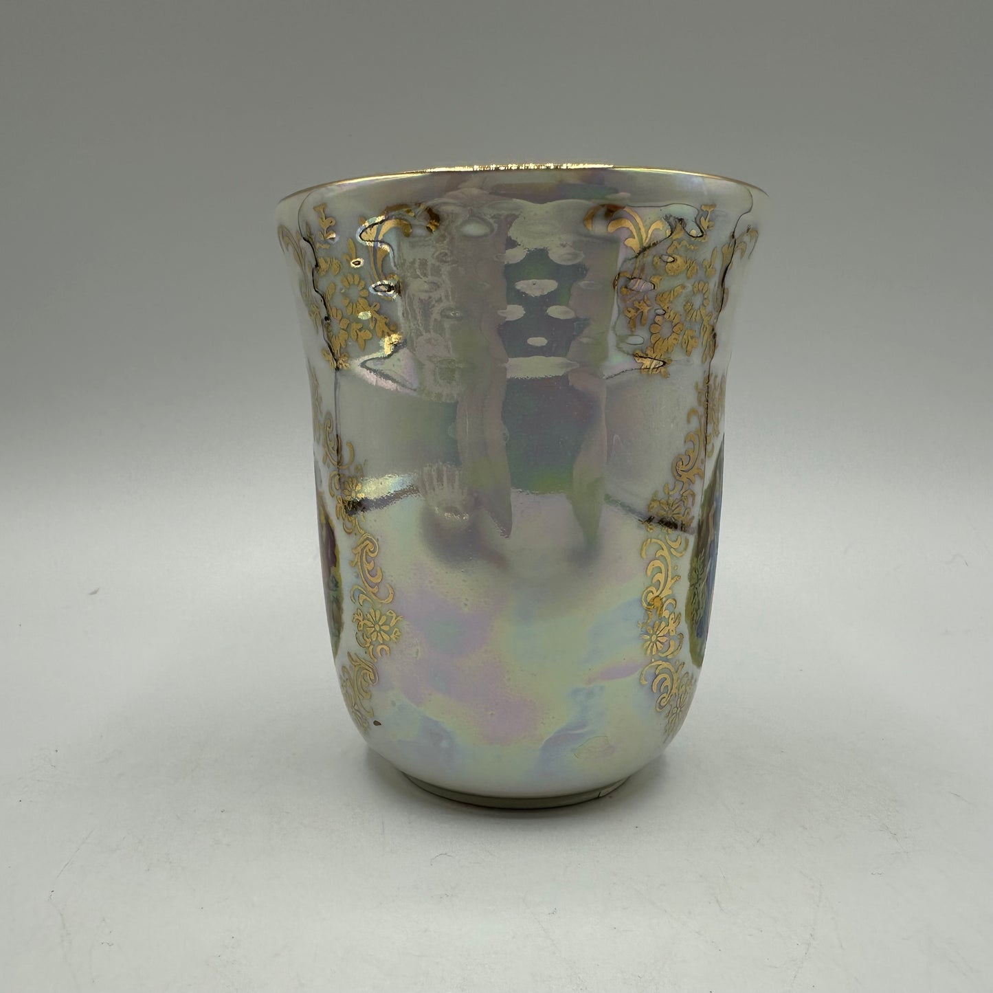 Czech Republic Gold Gilded Cup and Saucer