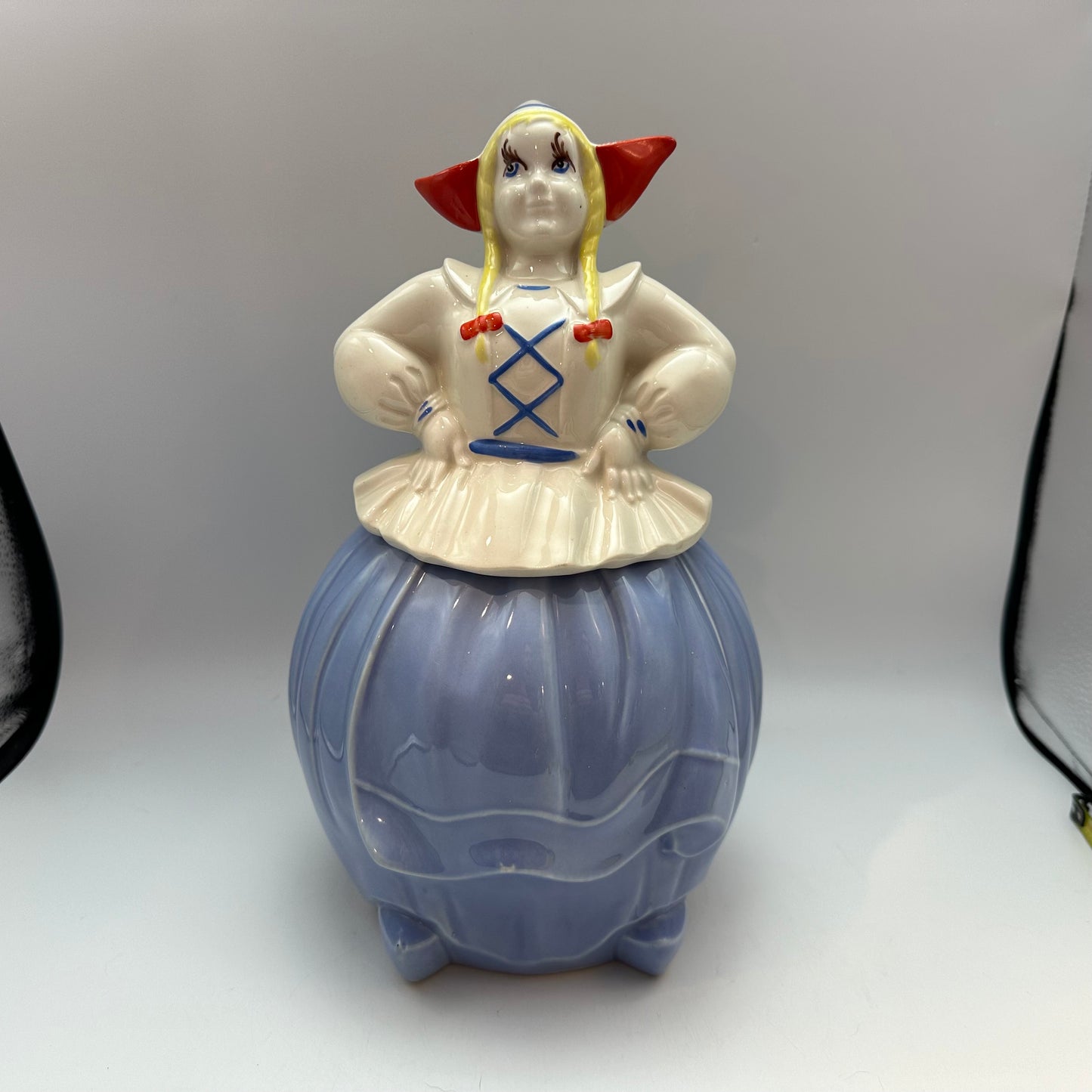 Pottery Guild of America Dutch Girl Cookie Jar 1940s