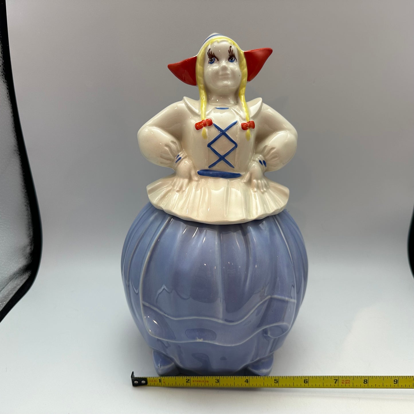 Pottery Guild of America Dutch Girl Cookie Jar 1940s