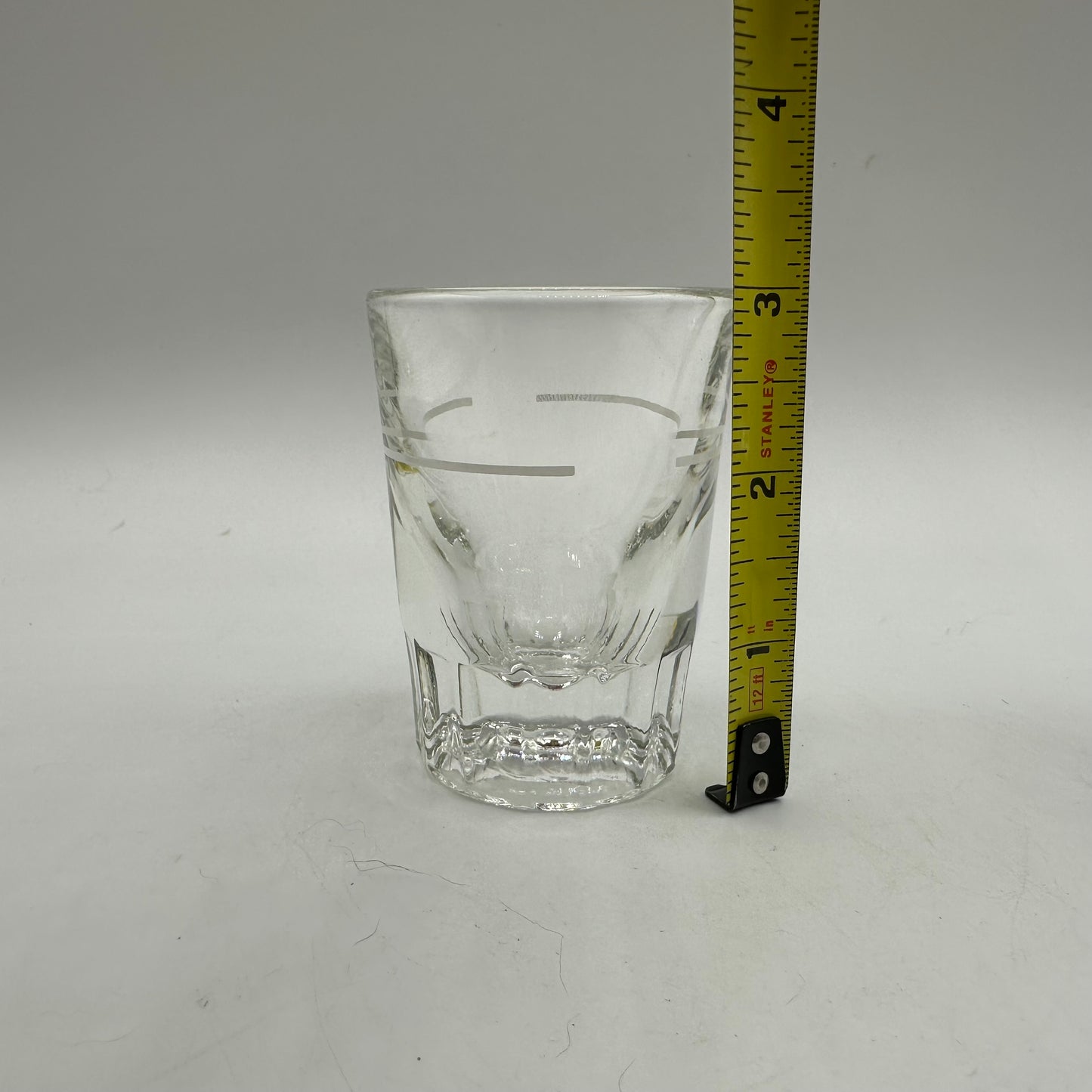 Clear Tapered & Lined Shot Glass , Set of 2